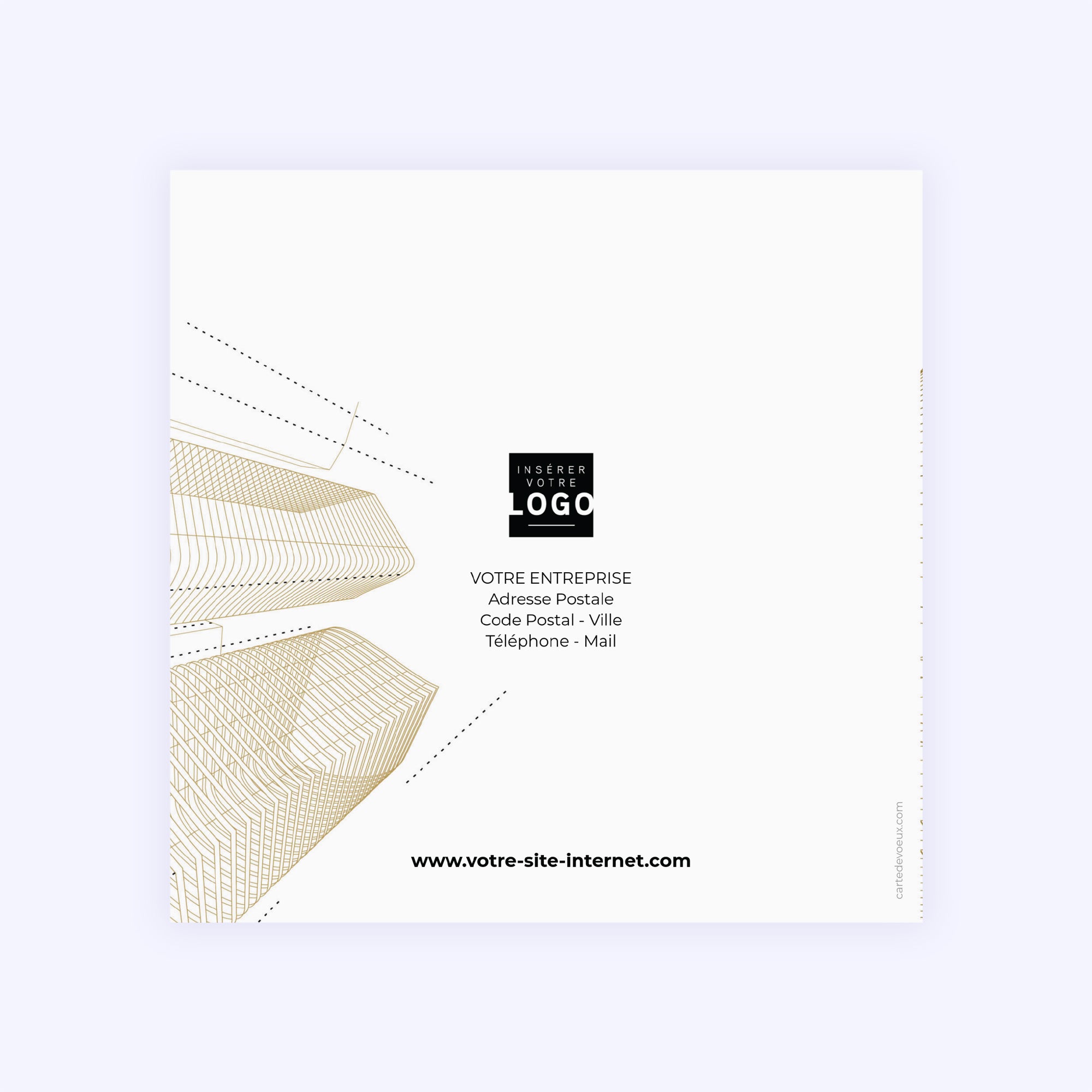 Gratte-ciel | Vœux professionnels • Carte de voeux photo N° 3
