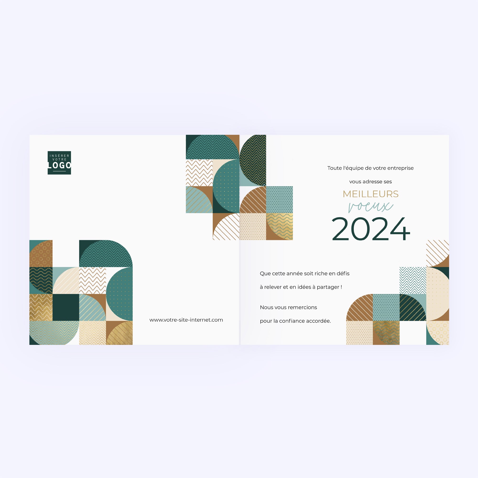 Trompe-l'oeil | Vœux professionnels • Carte de voeux photo N° 2