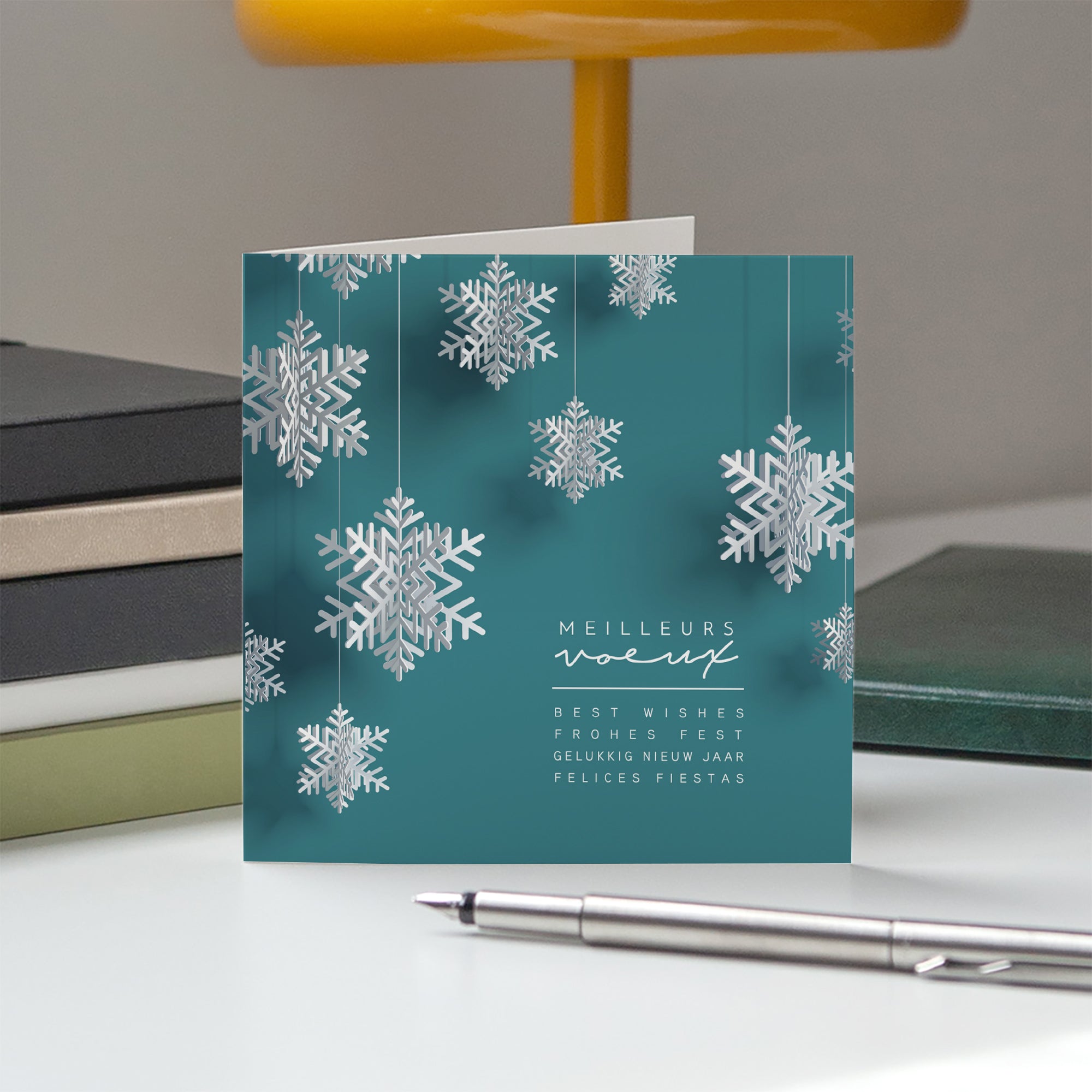 Snowflake | Vœux professionnels • Carte de voeux photo N° 5