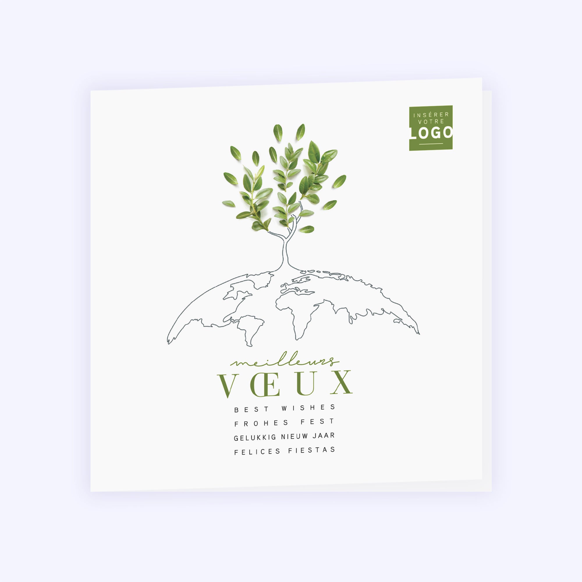 Peace on Earth Wishes | Vœux professionnels • Carte de voeux photo N° 1