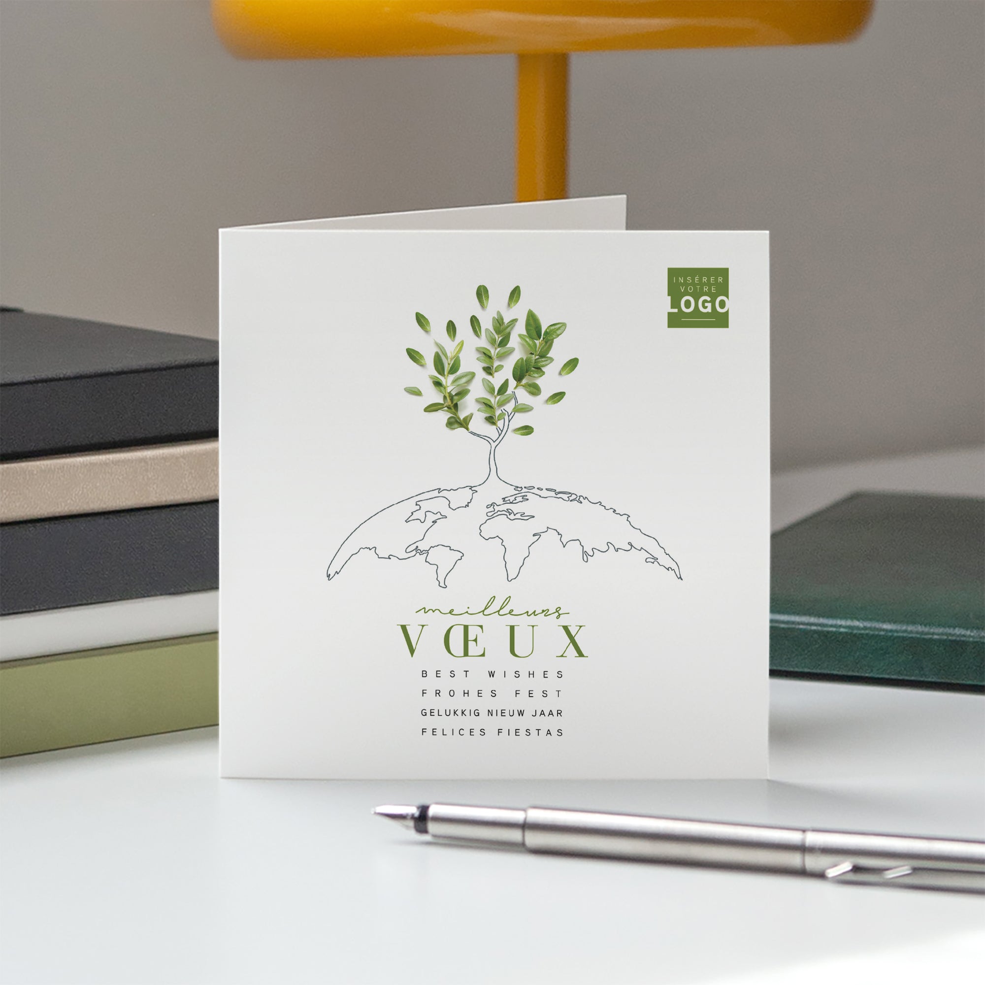 Peace on Earth Wishes | Vœux professionnels • Carte de voeux photo N° 5
