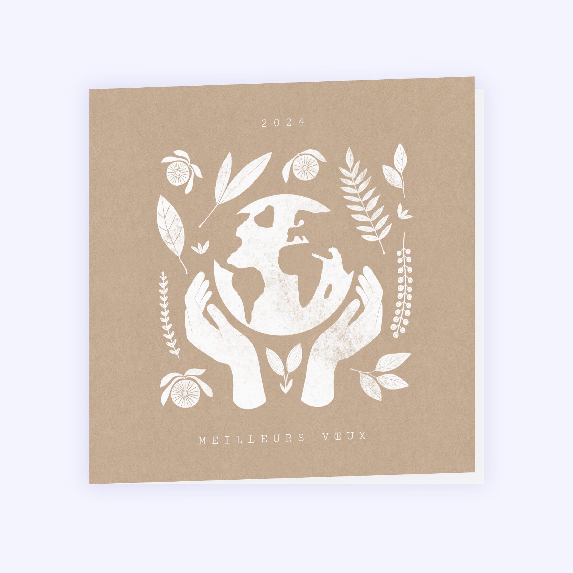 Oeuvrons pour la Nature | Vœux professionnels • Carte de voeux photo N° 1
