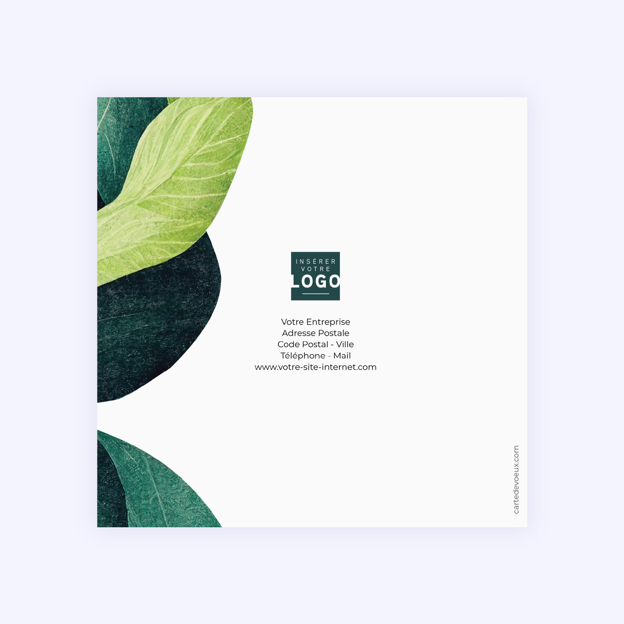 Welcome to the jungle | Vœux professionnels • Carte de voeux • Carré double photo N° 3