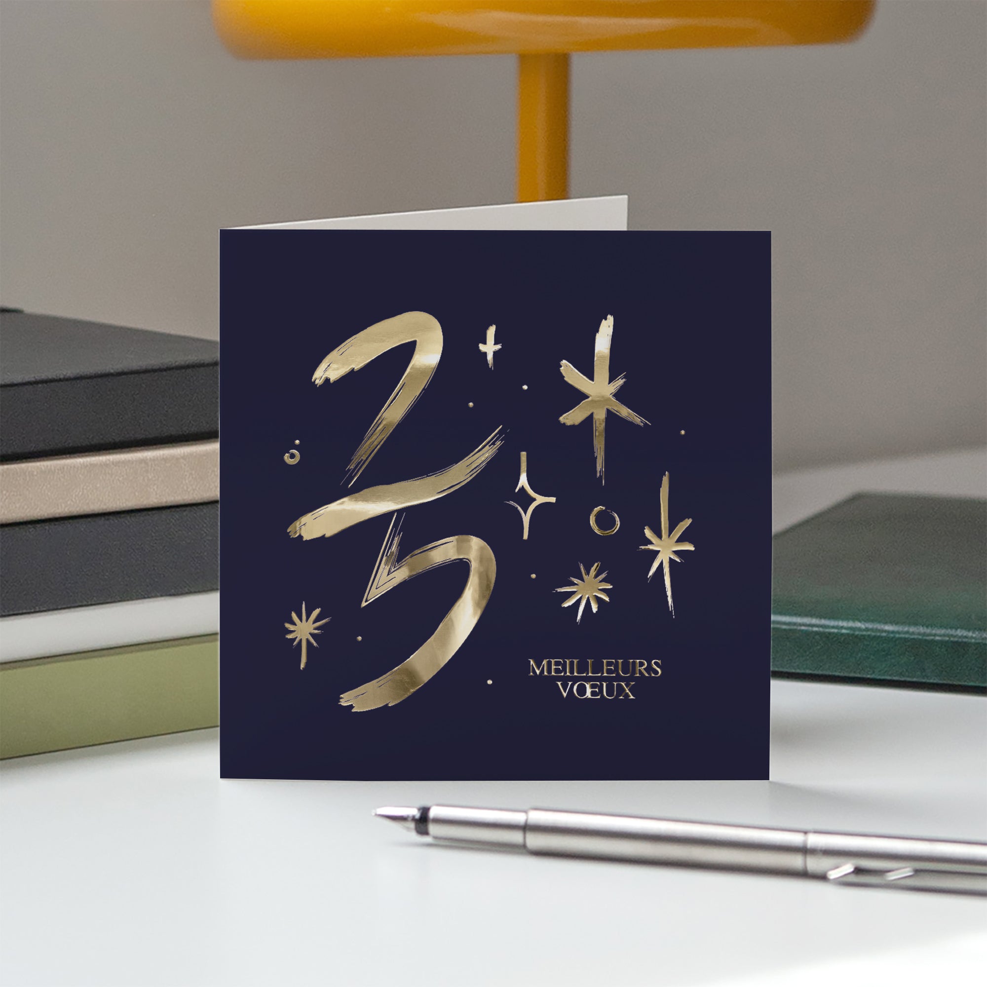 Gold marker | Vœux professionnels • Carte de voeux dorure photo N° 5