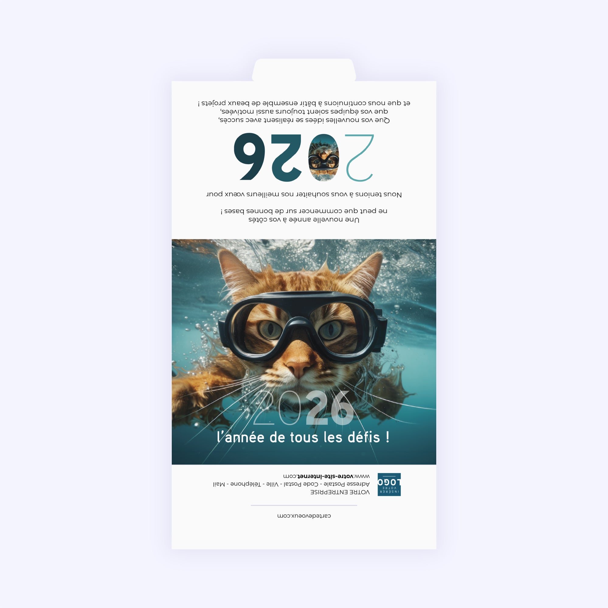 Chat(leureuse) année | Vœux professionnels • Boite chocolat personnalisée • Maxim's de Paris photo N° 3