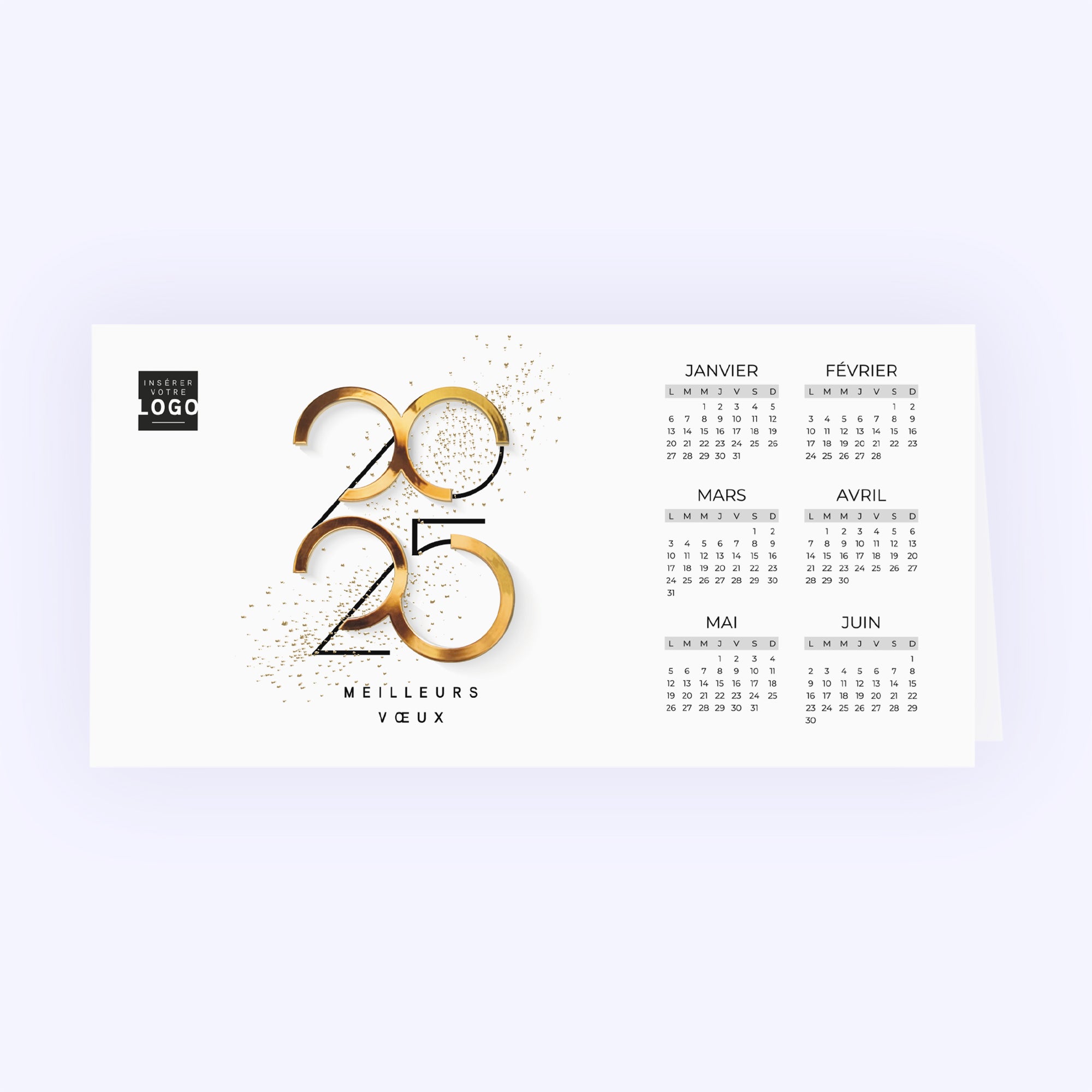Graphique Style | Vœux professionnels • Calendrier professionnel photo N° 1