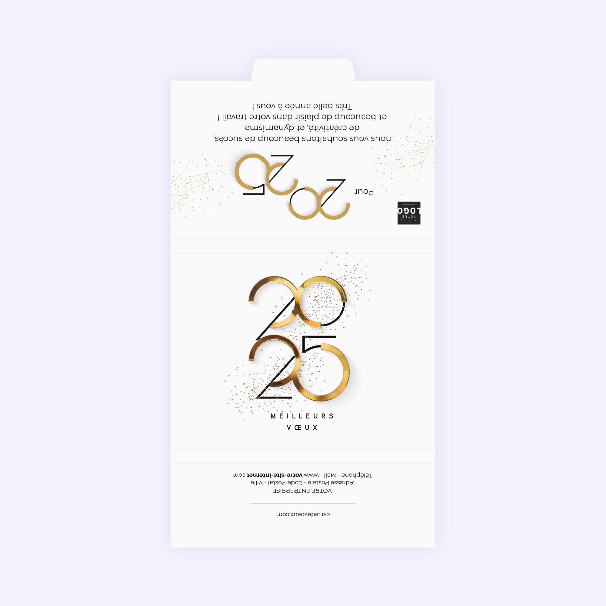 Graphique Style | Vœux professionnels • Carte chocolats photo N° 3