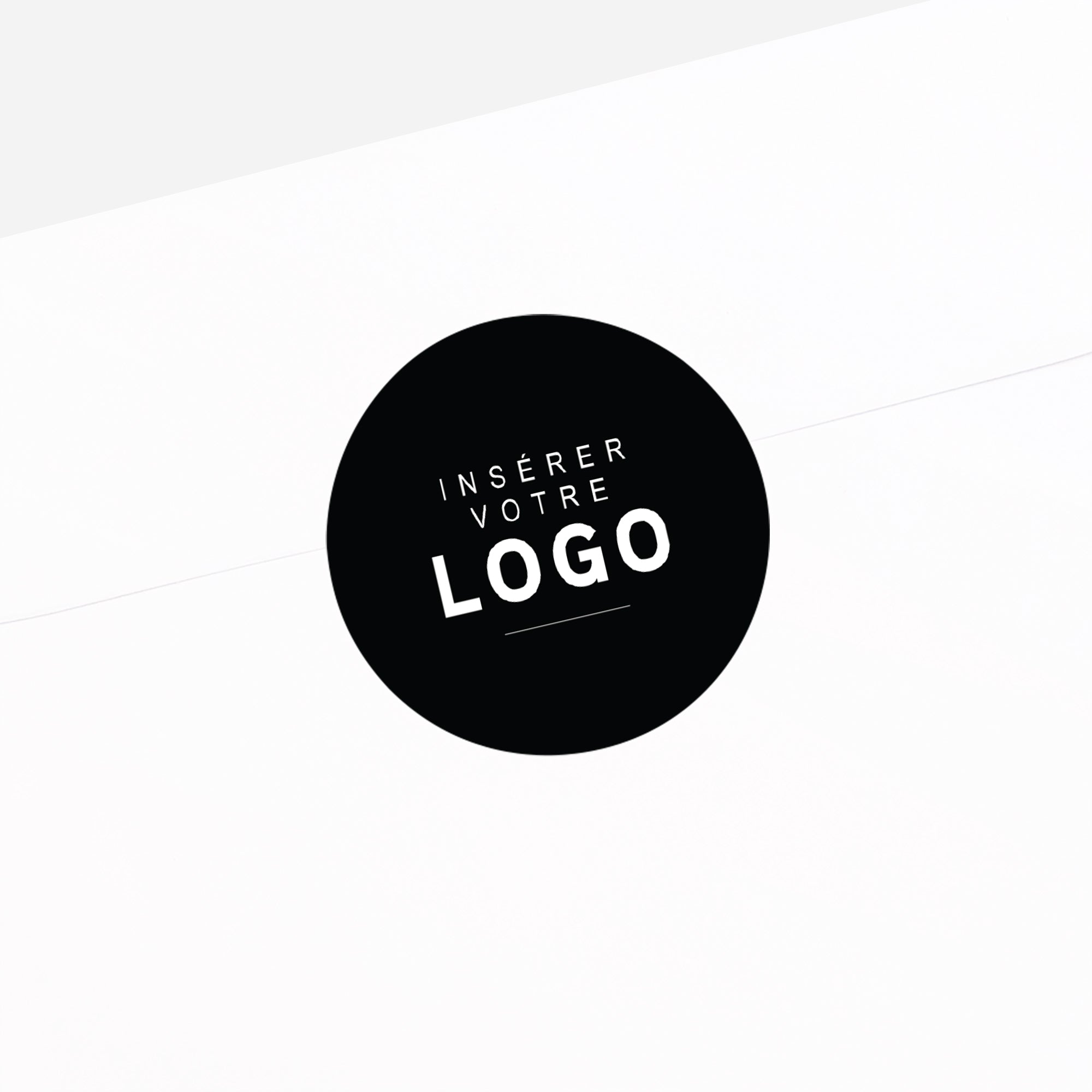 Graphique Style | Vœux professionnels • Sticker • Rond photo N° 2