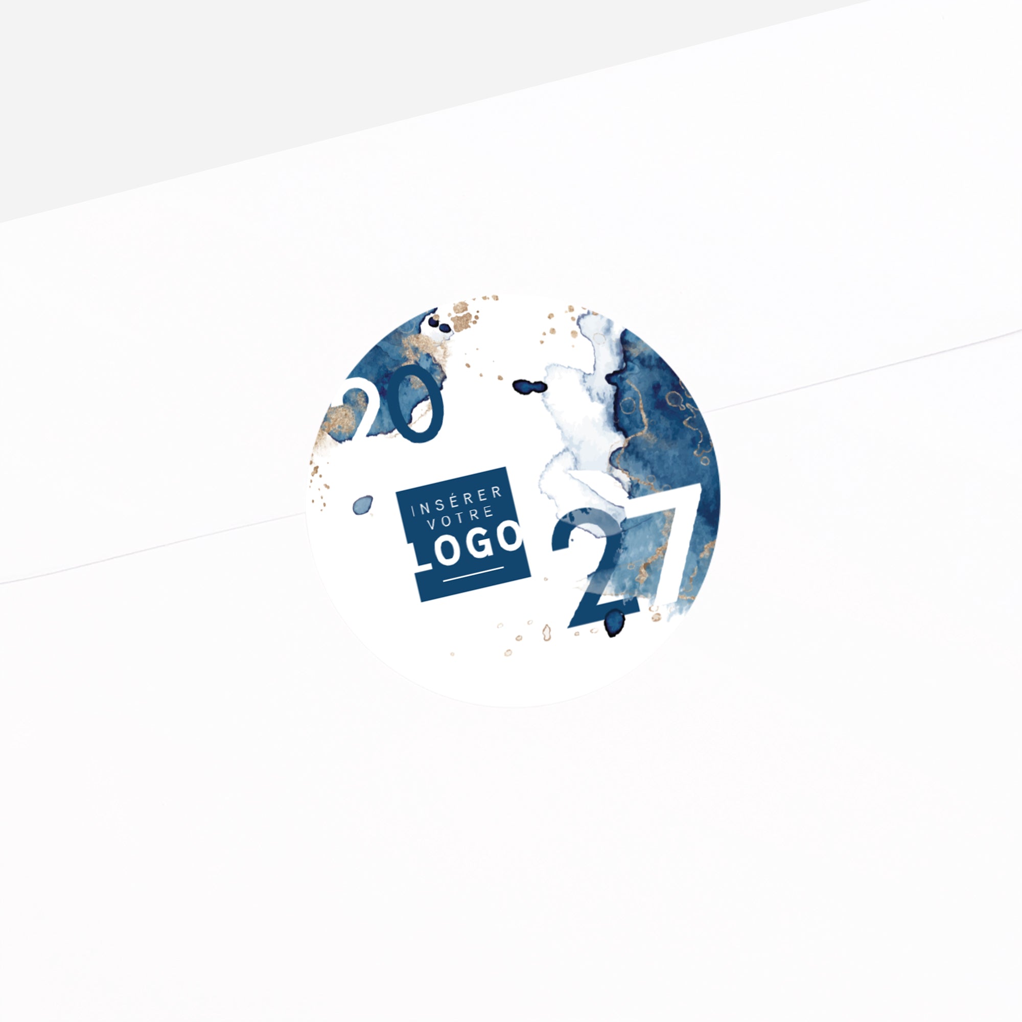 Poussière d'étoile | Vœux professionnels • Sticker • Rond photo N° 2