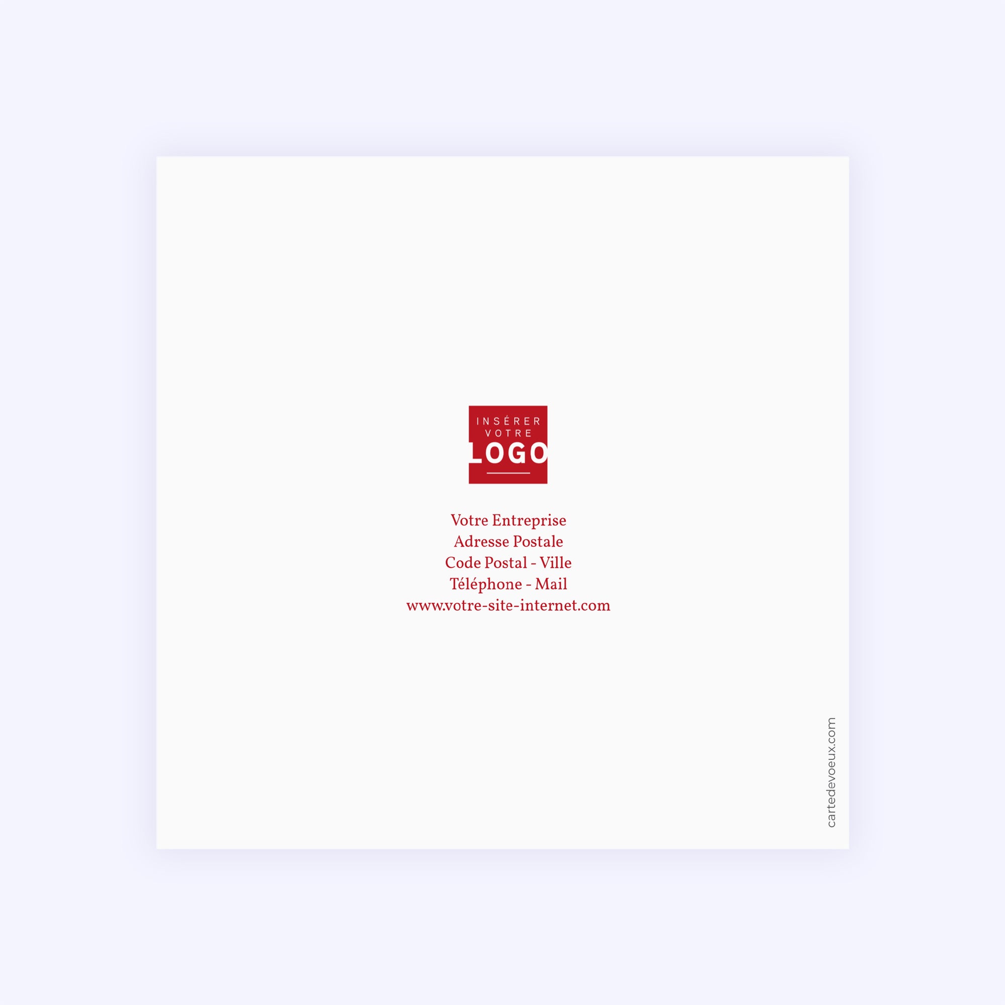 Mon beau sapin doré | Vœux professionnels • Carte de voeux dorure photo N° 3