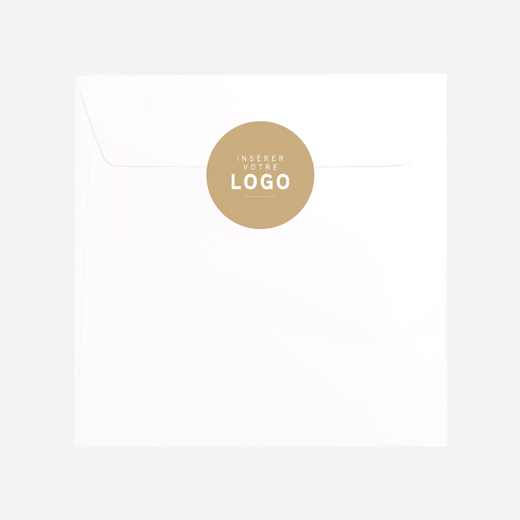 Elégance dorée | Vœux professionnels • Sticker • Rond photo N° 3
