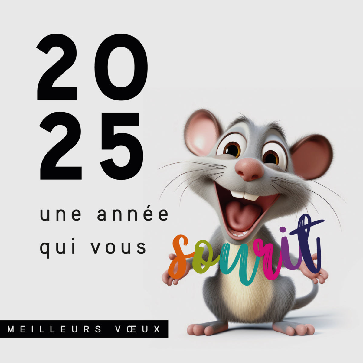 Souris | Vœux professionnels • Carte virtuelle • eCard Vidéo photo N° 1