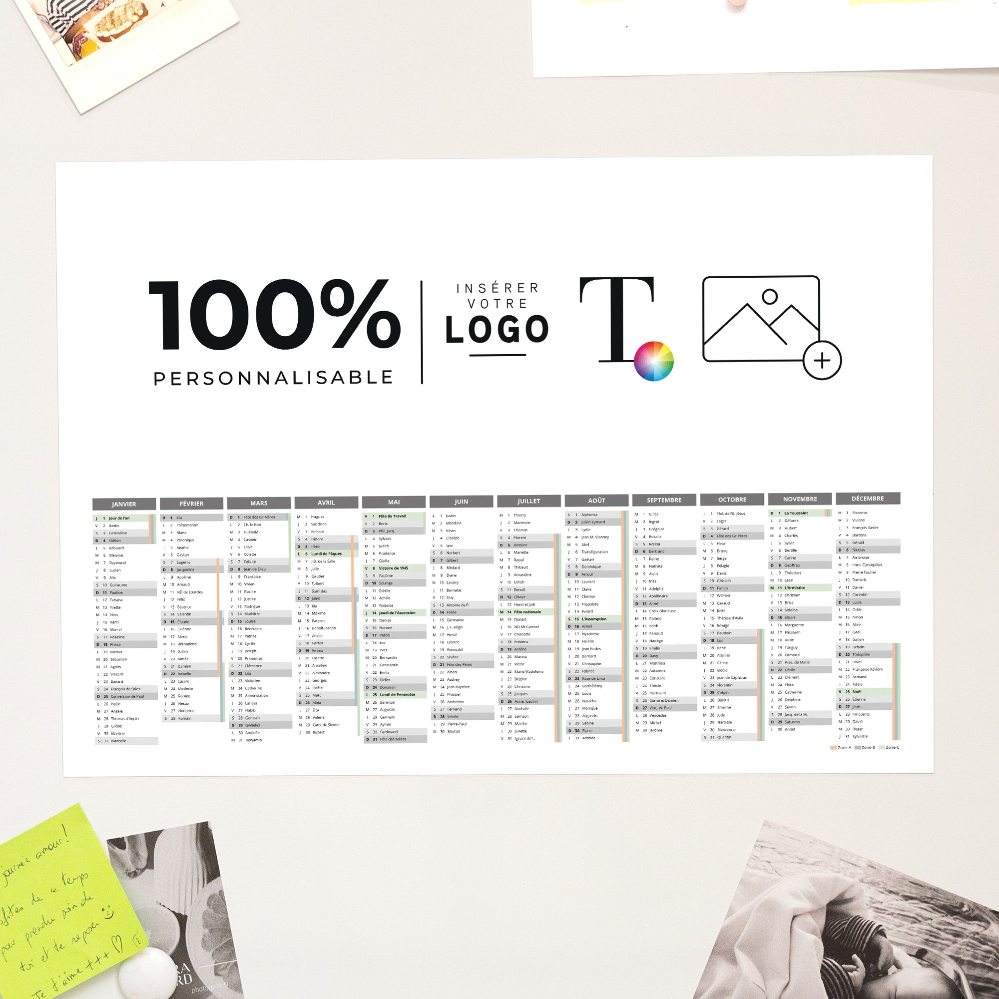 Do It Yourself | Vœux professionnels • Calendrier professionnel • A3 Paysage photo N° 1