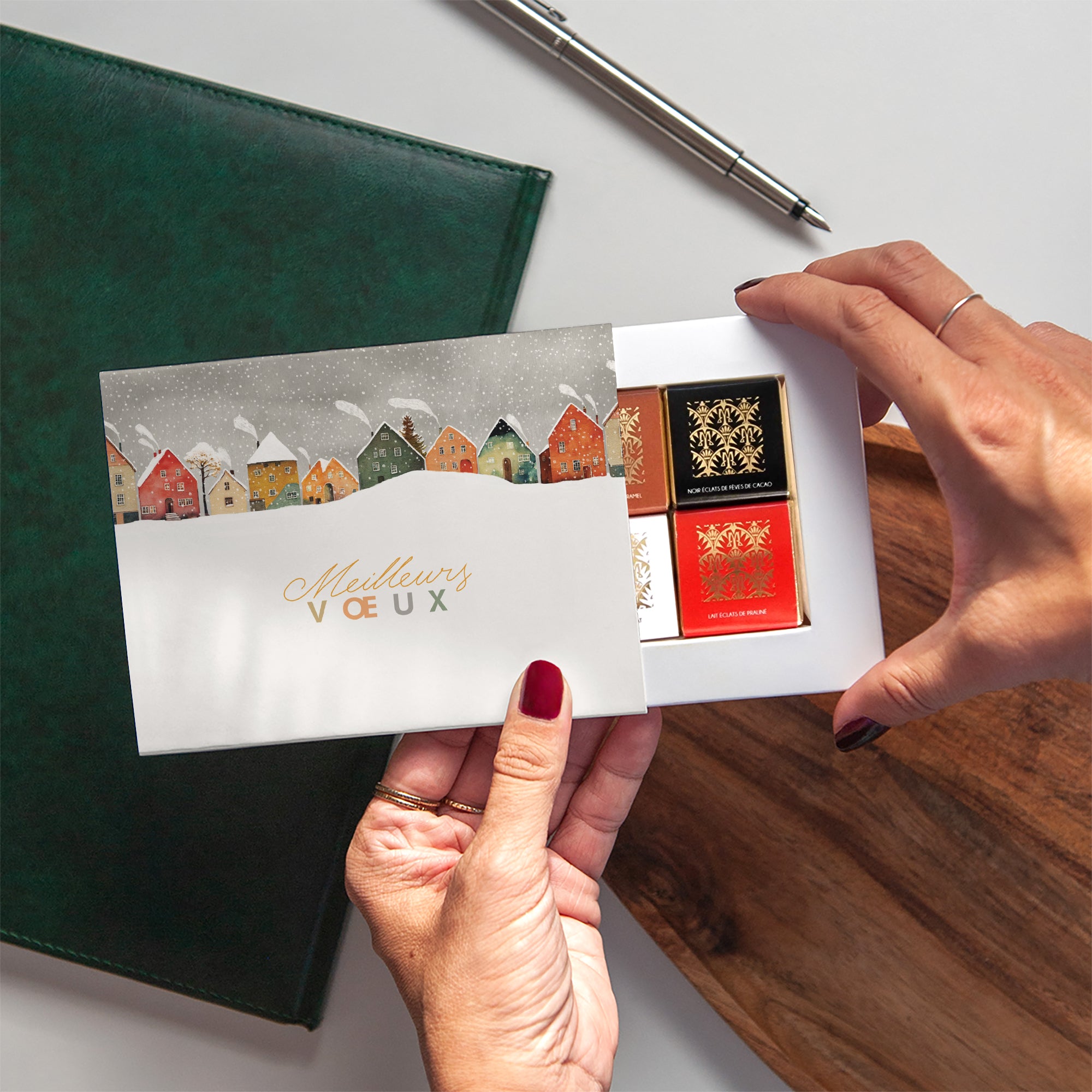 Neigeville | Vœux professionnels • Carte chocolats • Maxim's de Paris photo N° 2