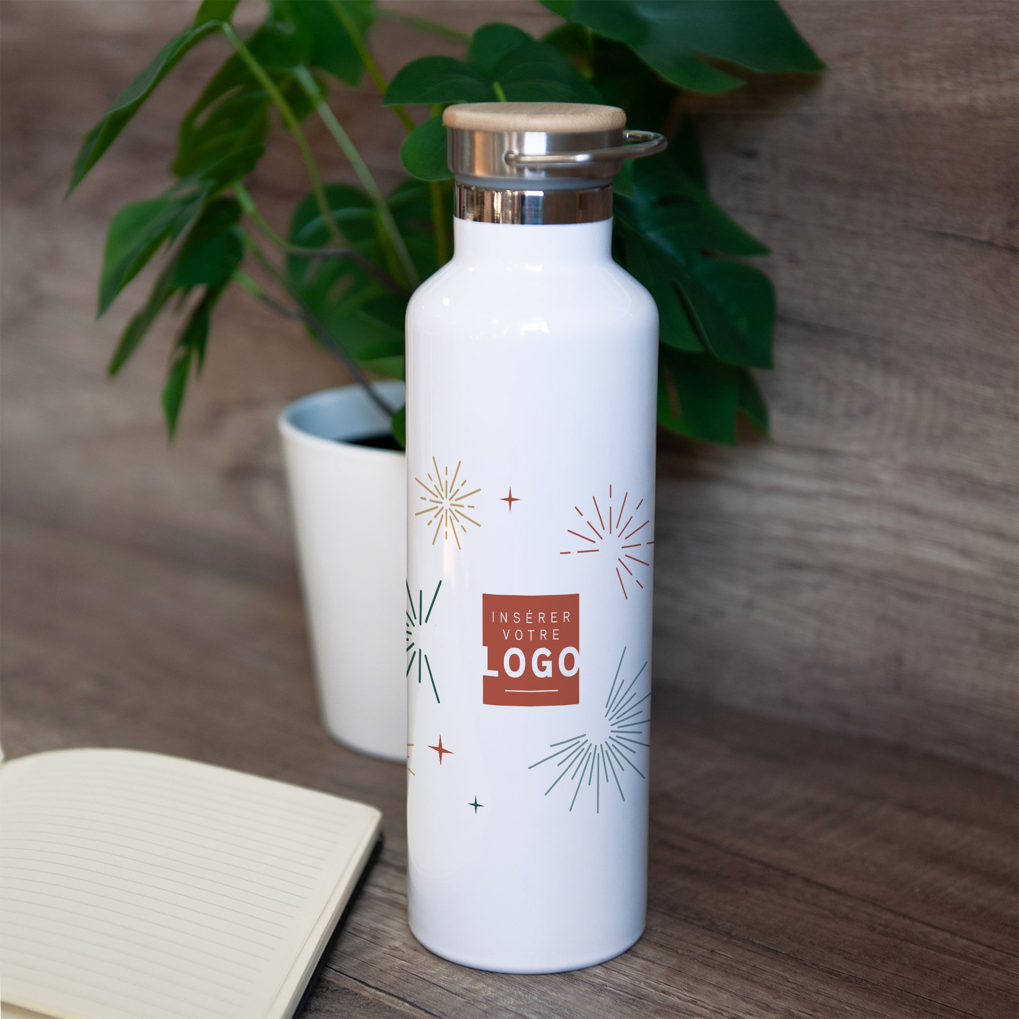 Cap sur l’Exceptionnel | Vœux professionnels • Gourde • 75 cl photo N° 2