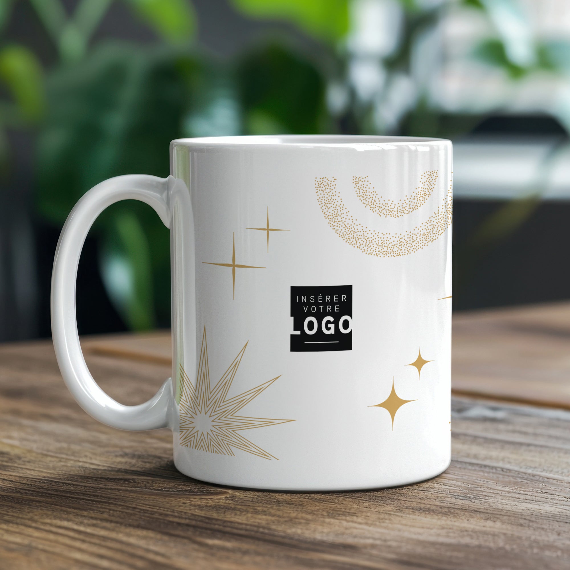 Tracé d’Hiver | Vœux professionnels • Mug • Ø 8 x 9,5 cm photo N° 1