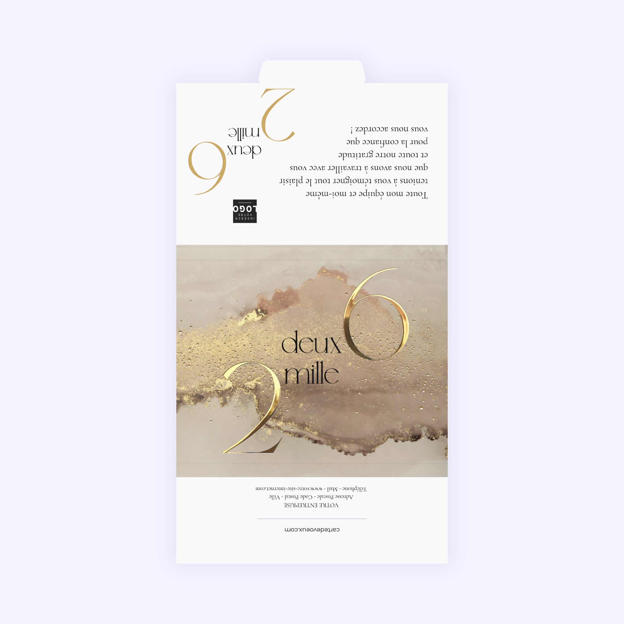Pigments d’Or | Vœux professionnels • Carte chocolats • Maxim's de Paris photo N° 3
