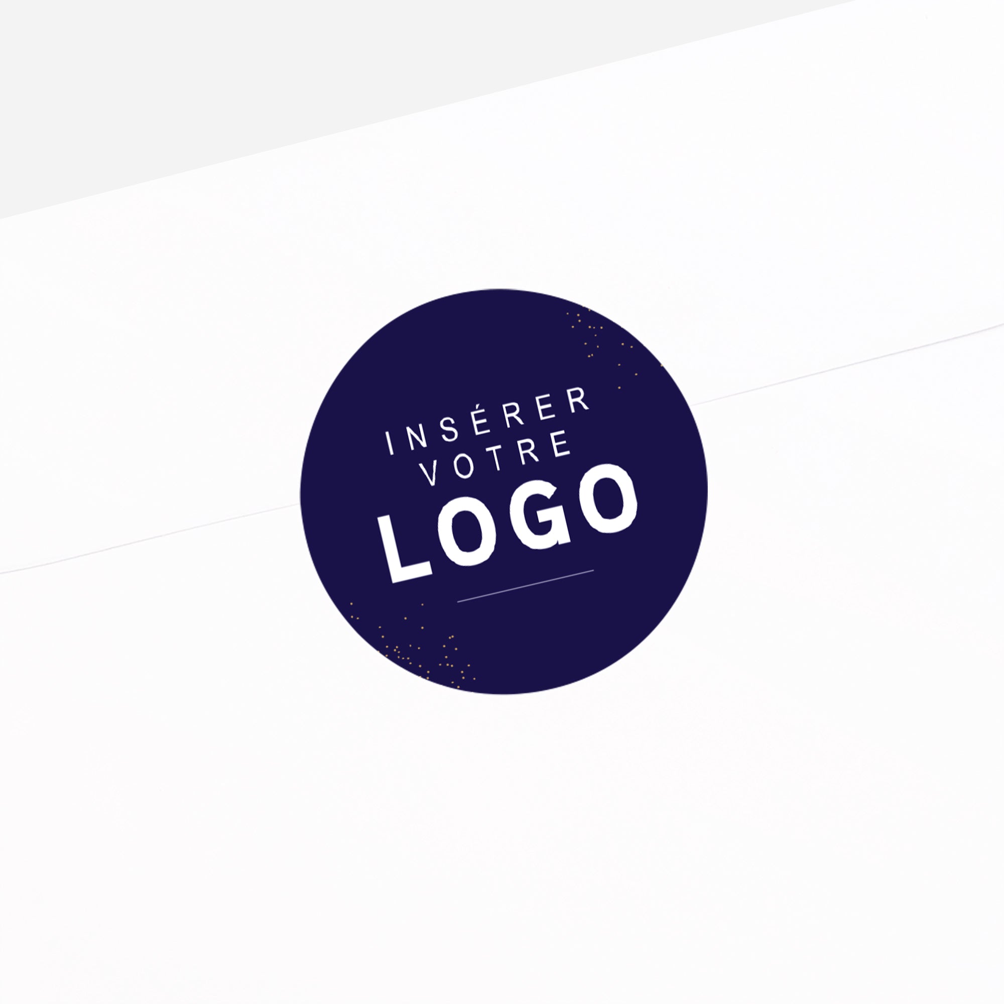 Paillettes d’Or 2027 | Vœux professionnels • Sticker • Rond photo N° 2