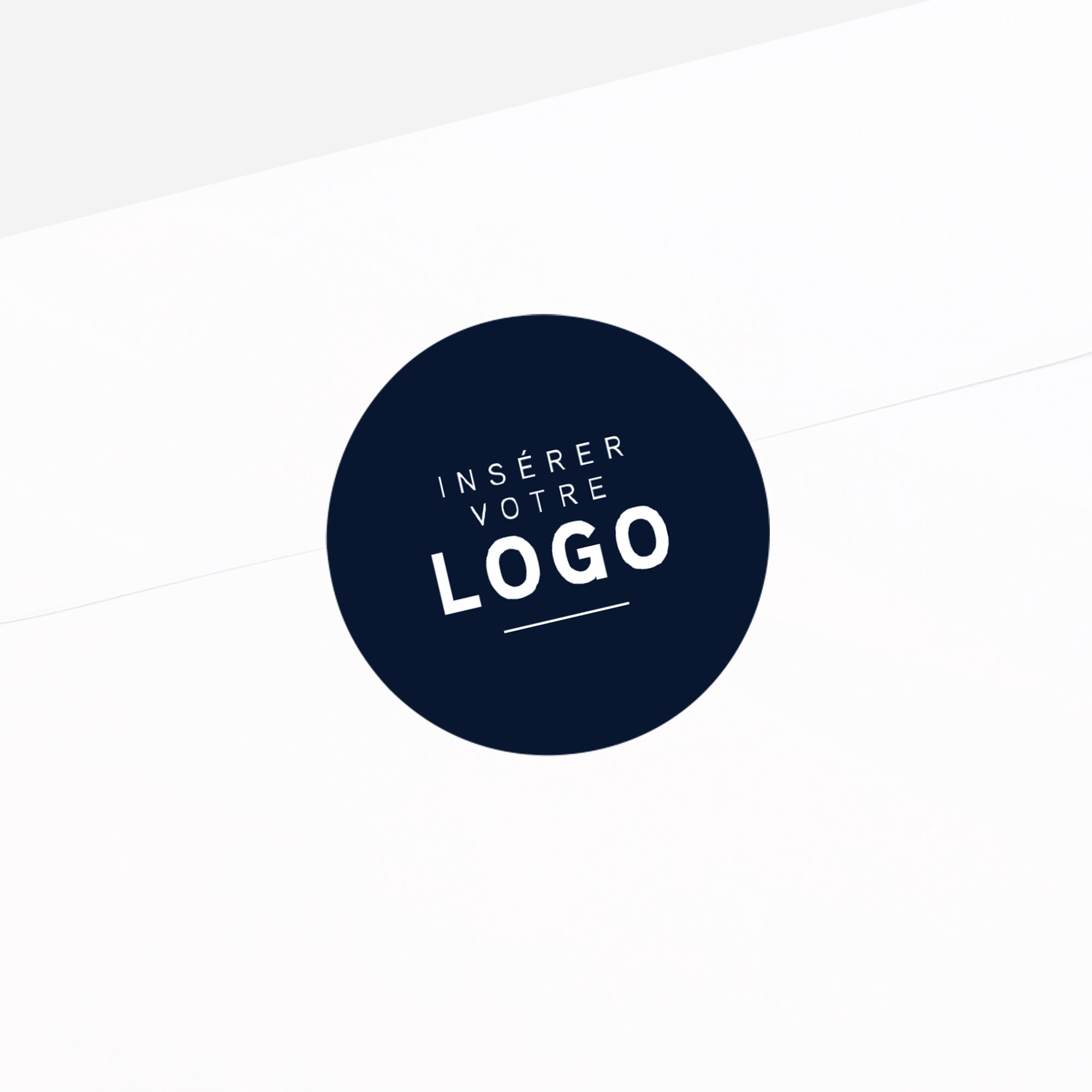 L’Éclat de Noël | Vœux professionnels • Sticker • Rond photo N° 2