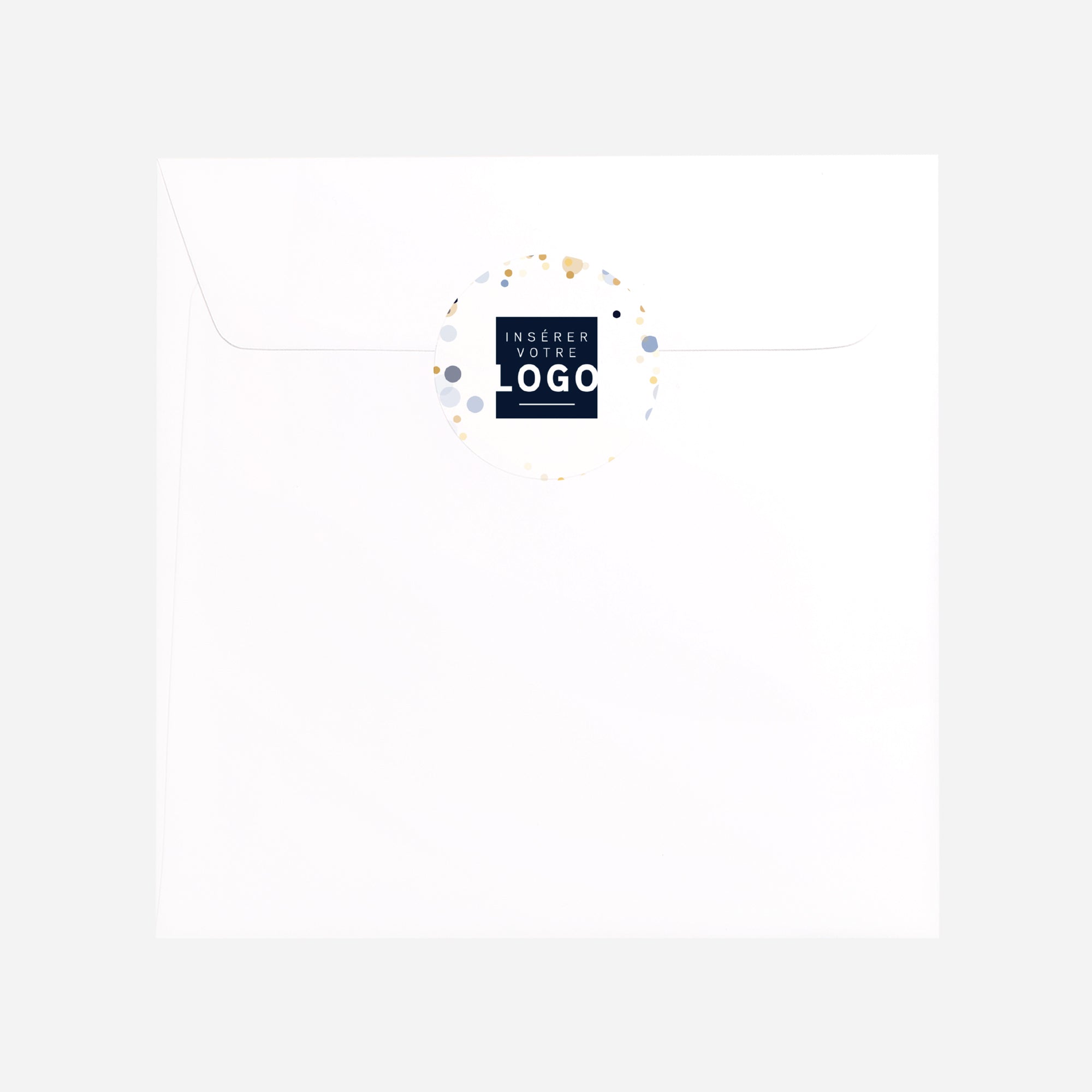 Prestige en Or | Vœux professionnels • Sticker • Rond photo N° 3