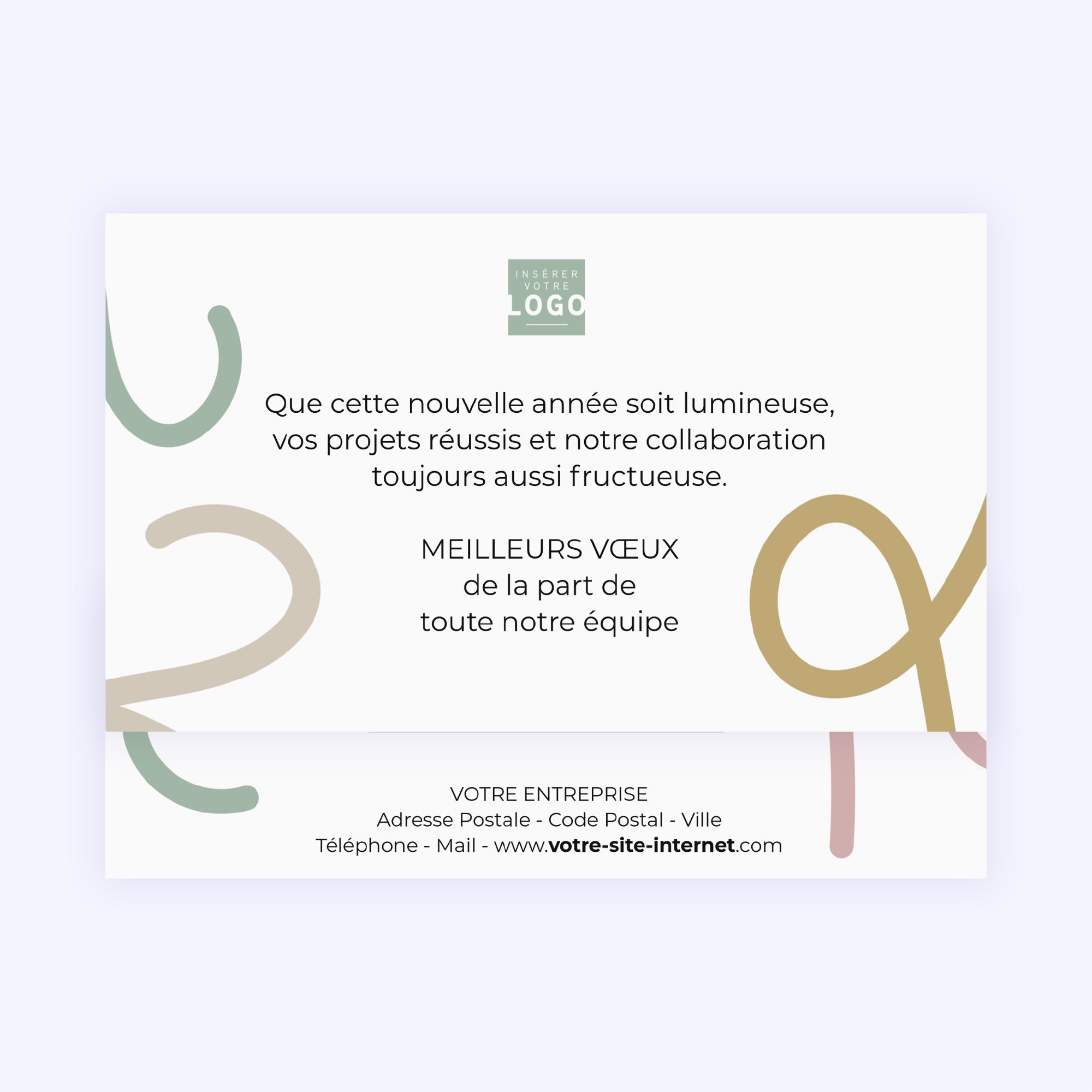 Répétition chromatique | Vœux professionnels • Carte chocolats • Maxim's de Paris photo N° 4