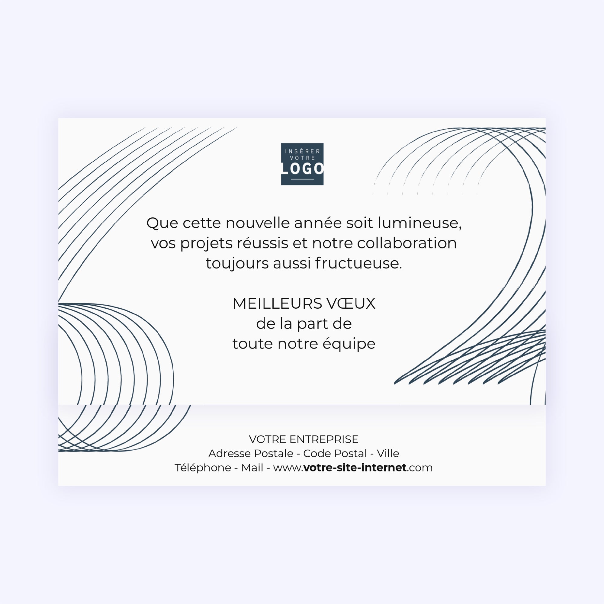 Golden Loops | Vœux professionnels • Carte chocolats • Maxim's de Paris photo N° 4