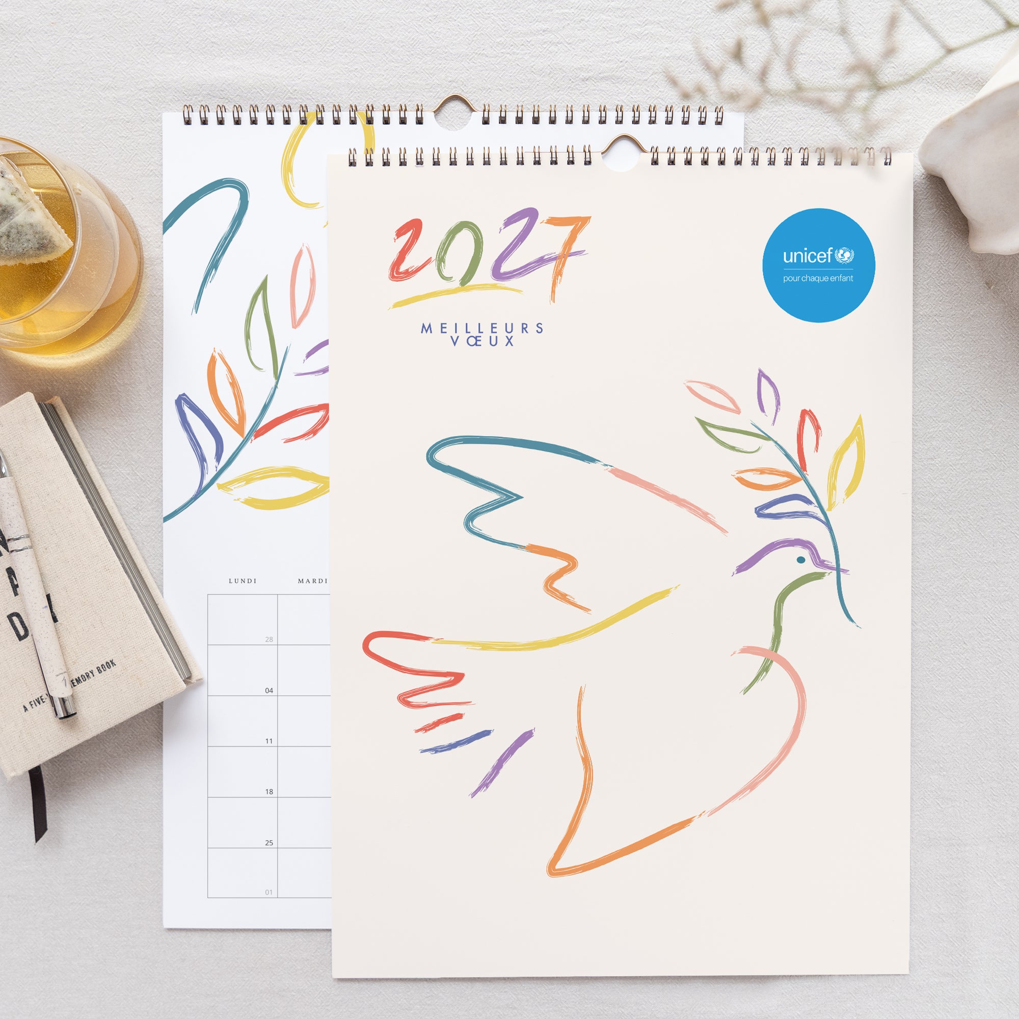 Espoir pour 2027 | Vœux professionnels • Calendrier professionnel • Mural A3 photo N° 1