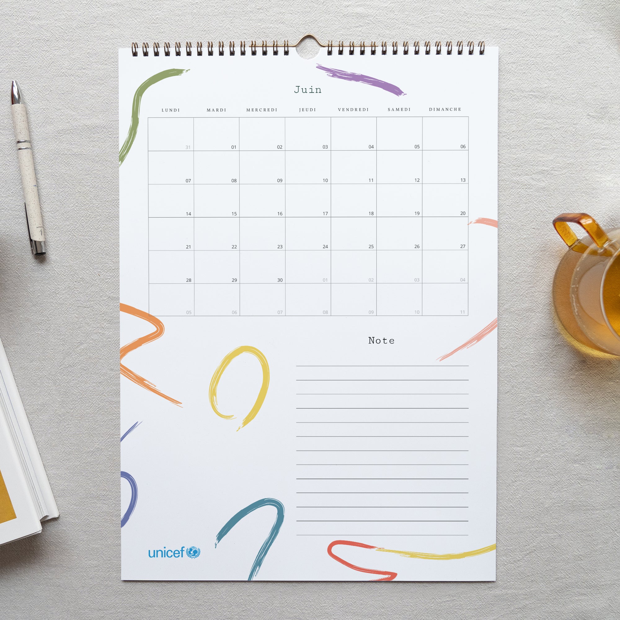 Espoir pour 2027 | Vœux professionnels • Calendrier professionnel • Mural A3 photo N° 2
