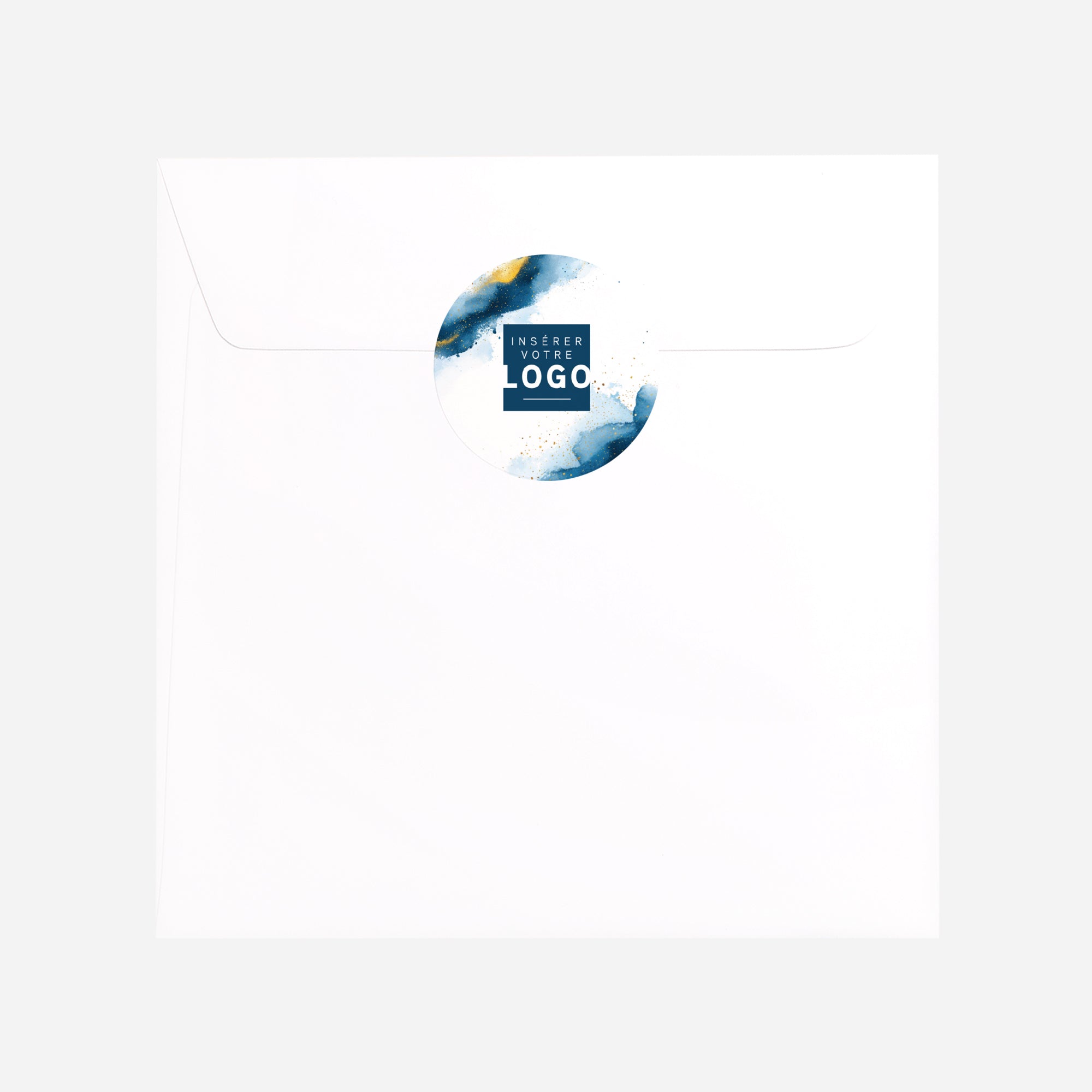 Azur d’Or | Vœux professionnels • Sticker • Rond photo N° 3