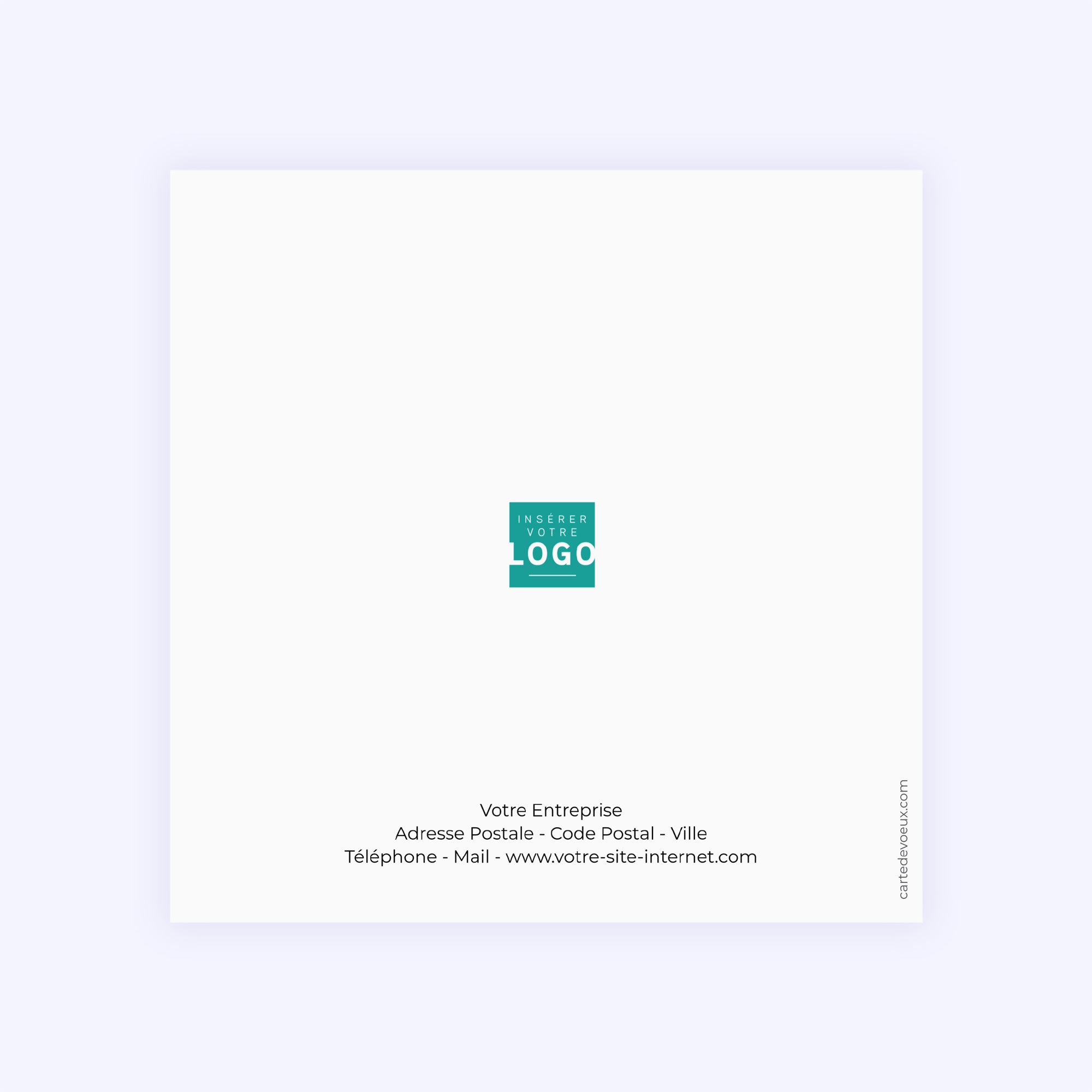 United Prints | Vœux professionnels • Carte de voeux • Carré double photo N° 3