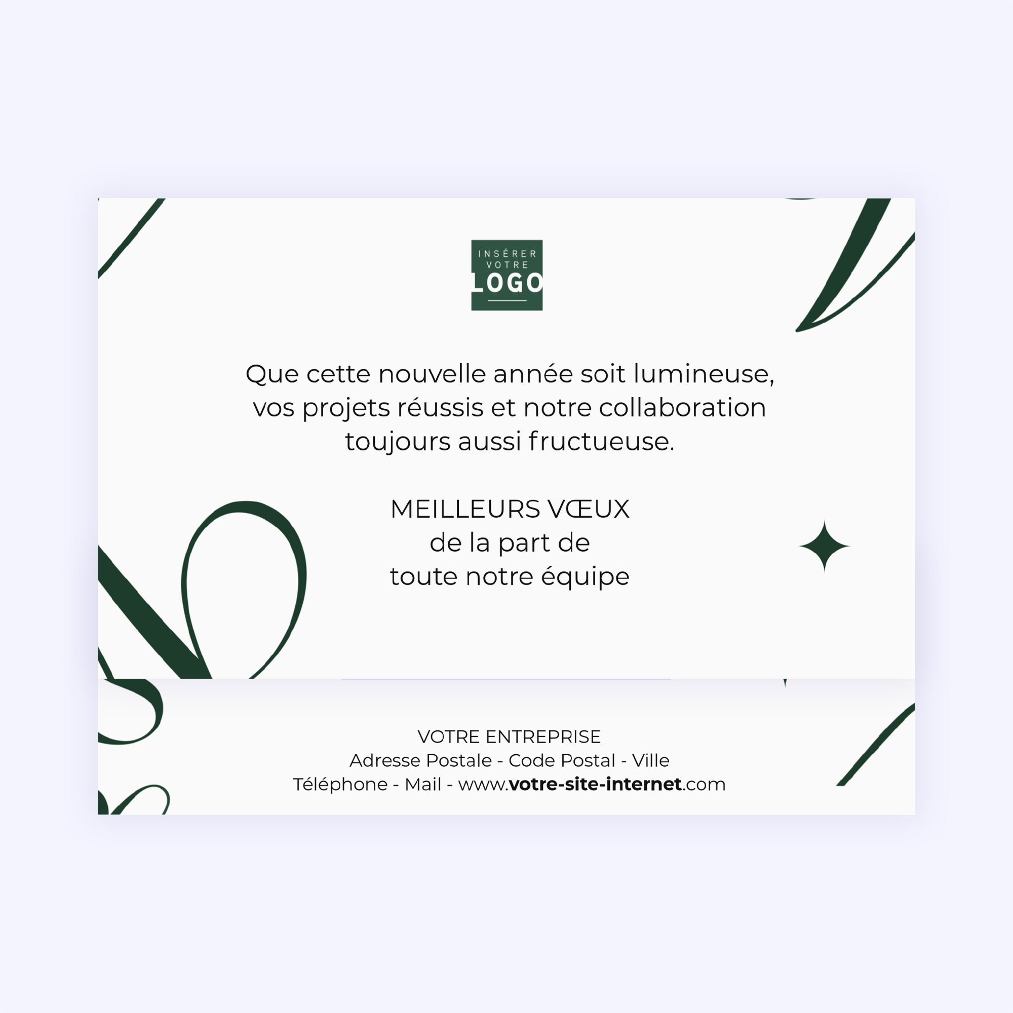 Multi typos vernis | Vœux professionnels • Carte chocolats • Maxim's de Paris photo N° 4