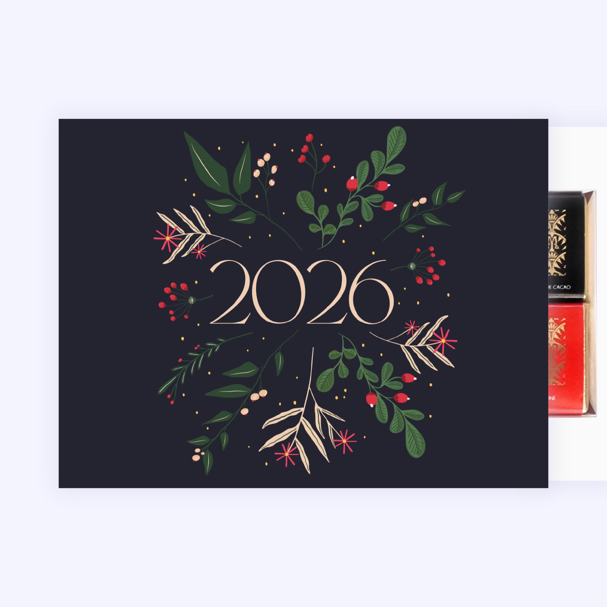 Brindilles de Noël | Vœux professionnels • Carte chocolats • Maxim's de Paris photo N° 1