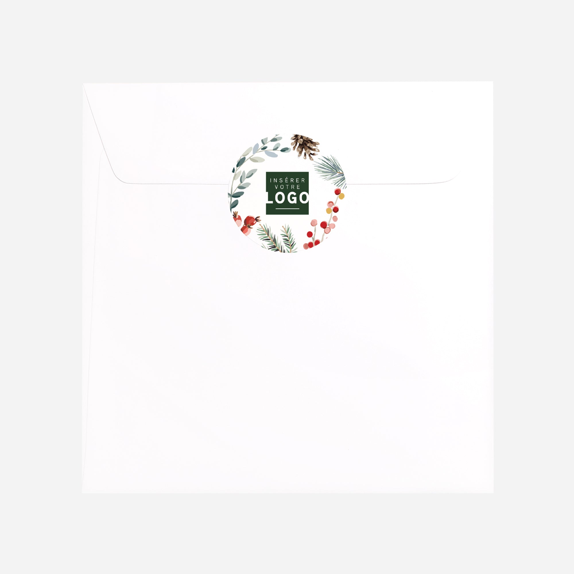 Floraison d’Hiver | Vœux professionnels • Sticker • Rond photo N° 3