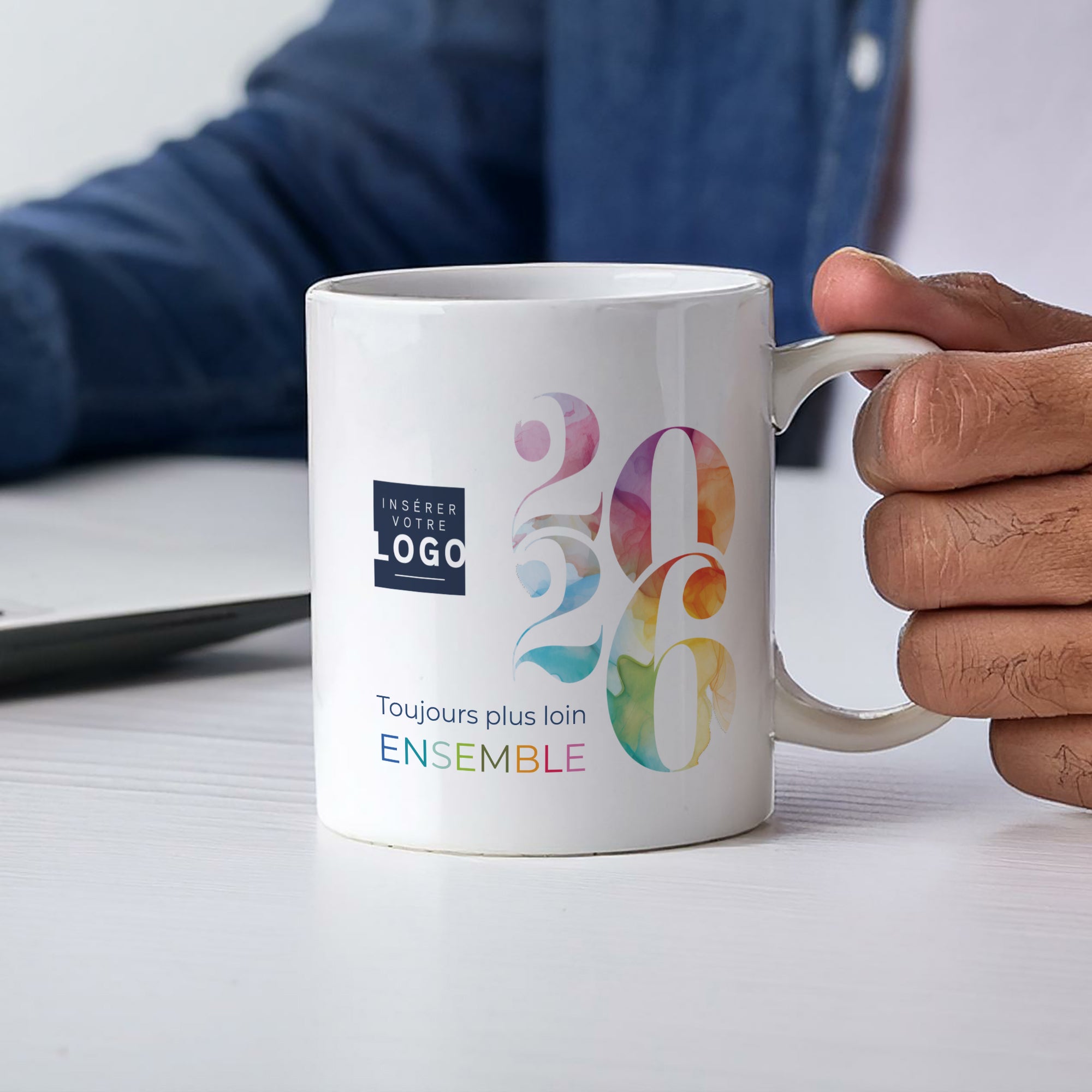 Palette de Joie | Vœux professionnels • Mug • Ø 8 x 9,5 cm photo N° 2