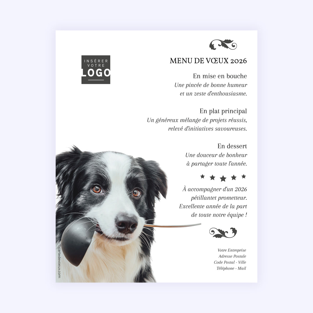 Saveurs de Fête | Vœux professionnels • Carte virtuelle • eCard Image photo N° 1