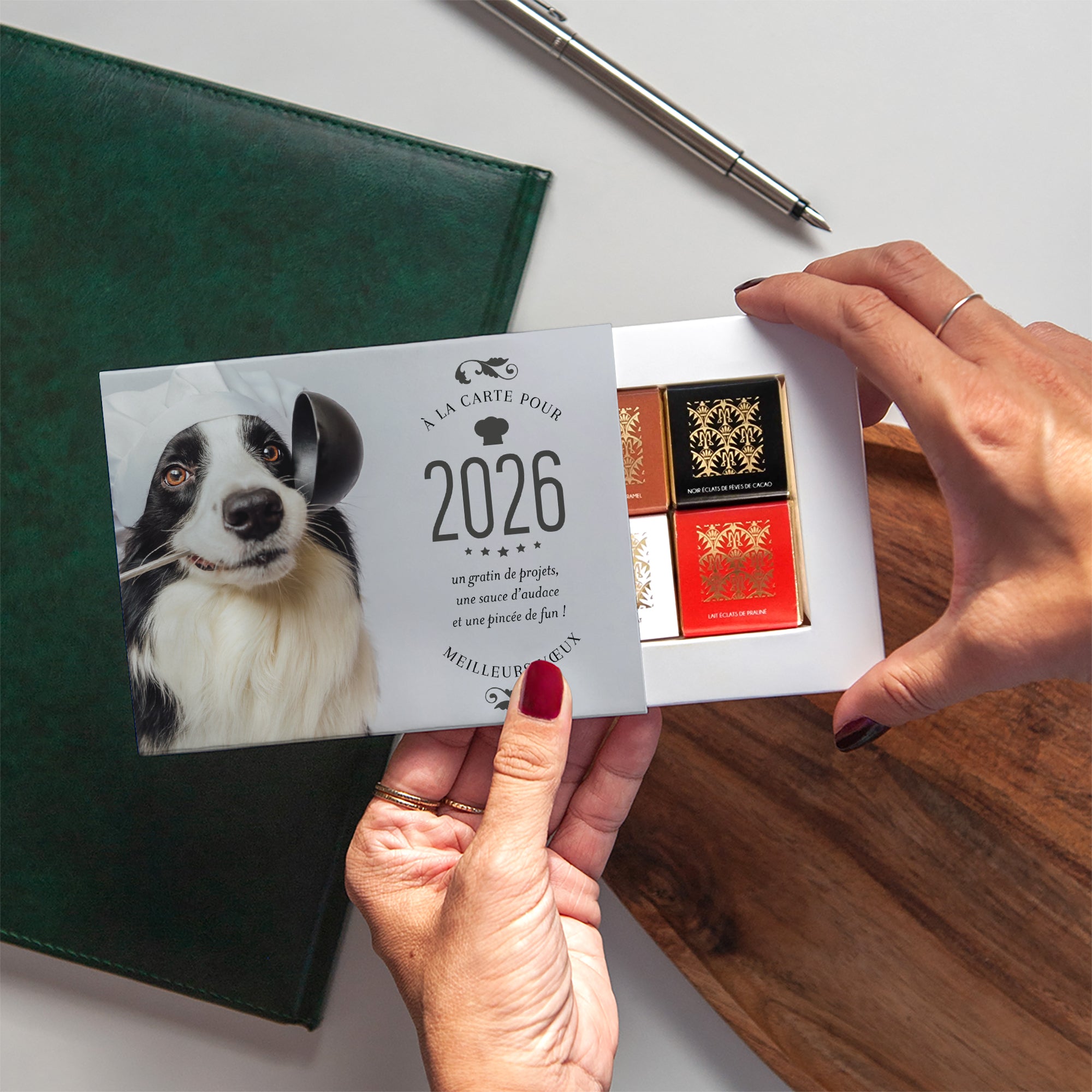 Saveurs de Fête | Vœux professionnels • Carte chocolats • Maxim's de Paris photo N° 2
