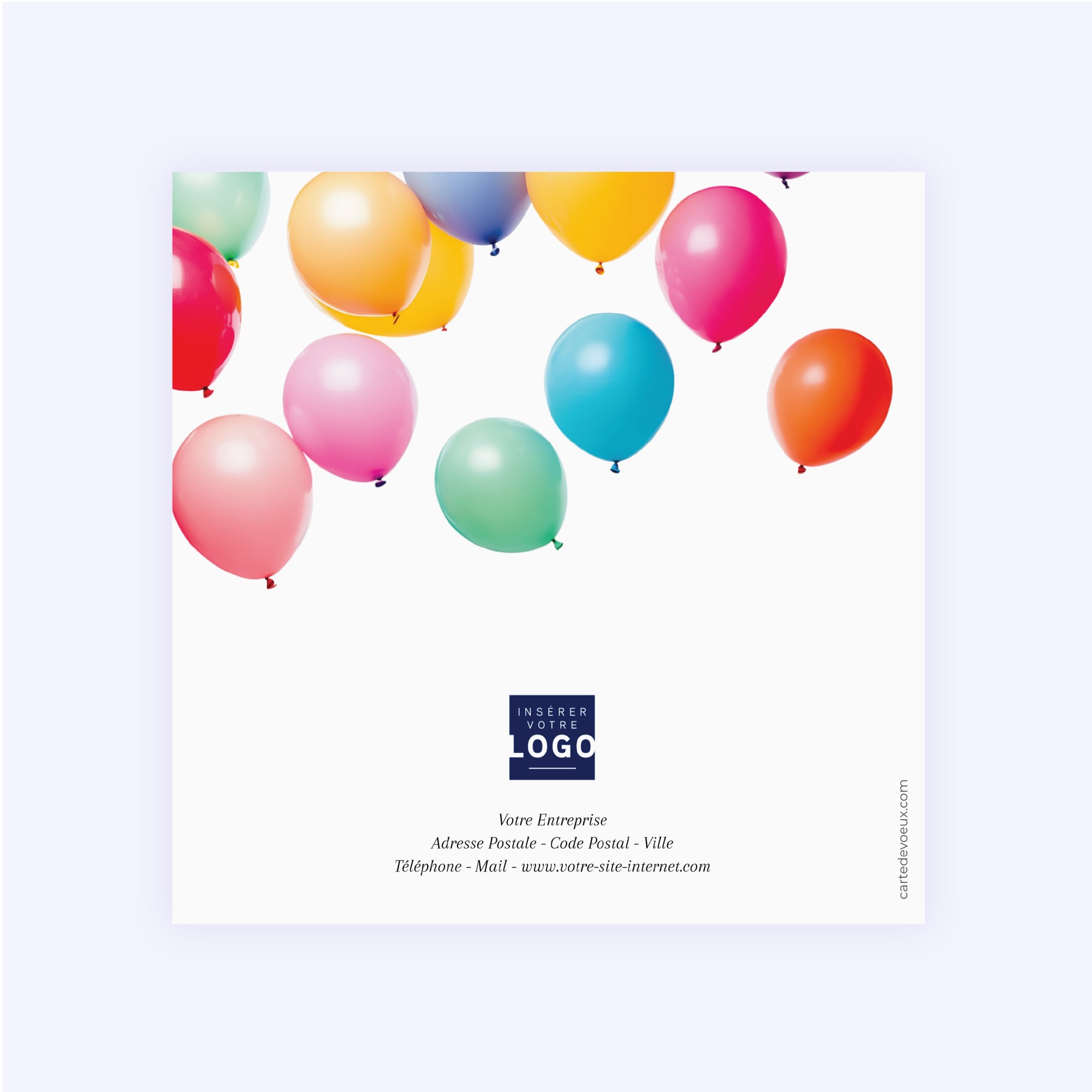 Cap sur l’Impossible | Vœux professionnels • Carte de voeux • Carré double photo N° 3