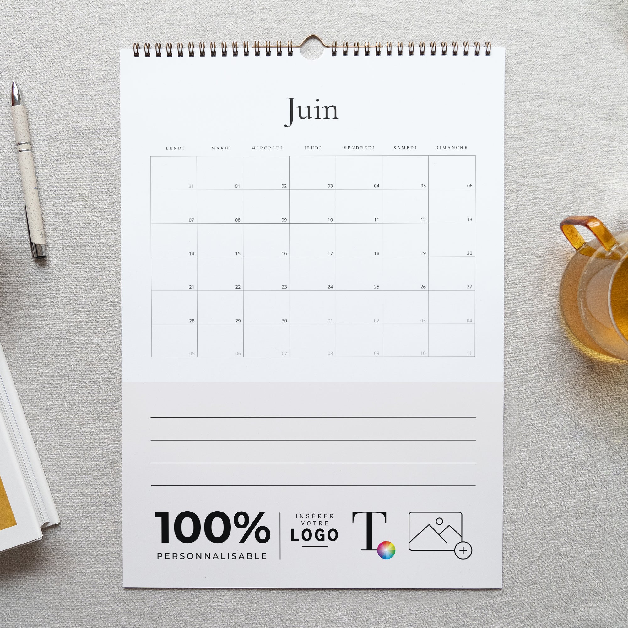 Essentiels Pro | Vœux professionnels • Calendrier professionnel • Mural A3 photo N° 2