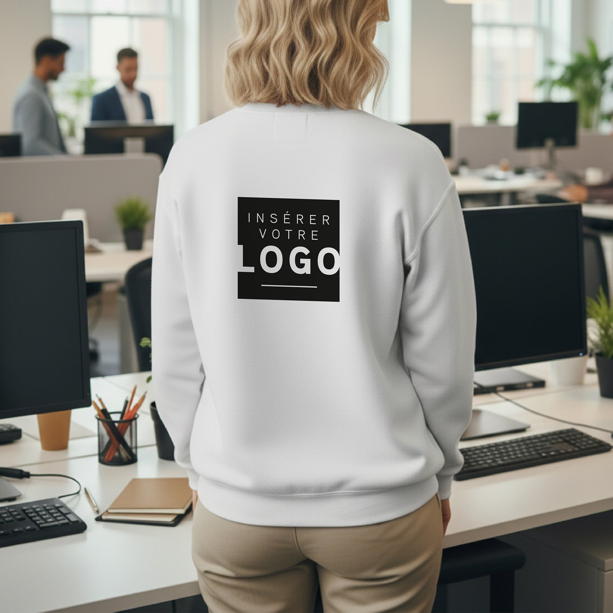 Essentiels Pro | Vœux professionnels • Sweatshirt femme • Recto verso photo N° 2
