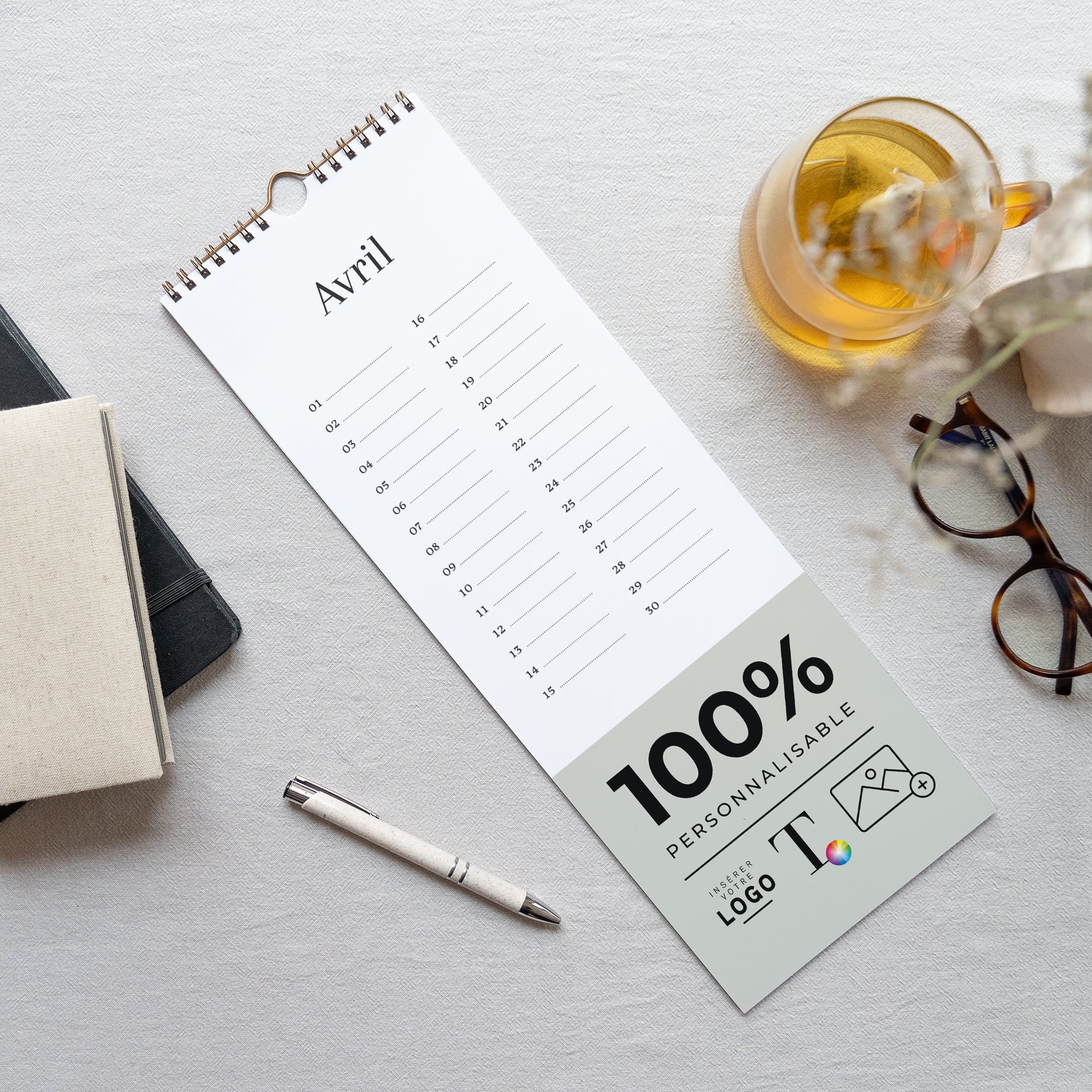 Essentiels Pro | Vœux professionnels • Calendrier professionnel • 14,8 x 42 cm photo N° 3