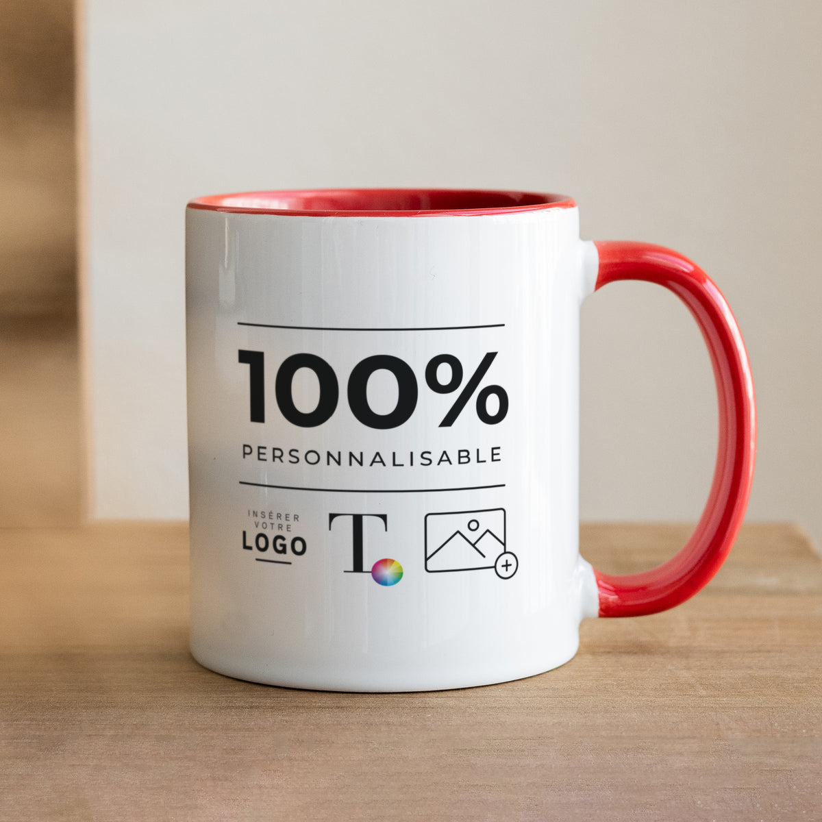 Essentiels Pro | Cadeau entreprise • Mug • Rouge photo N° 1