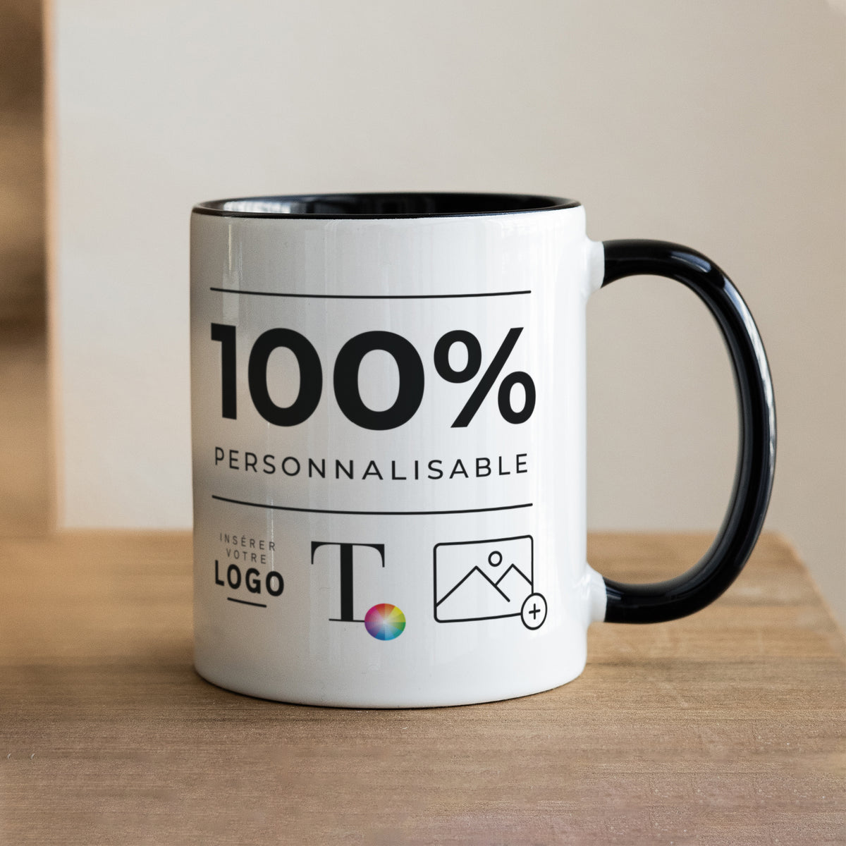 Essentiels Pro | Cadeau entreprise • Mug • Noir photo N° 1