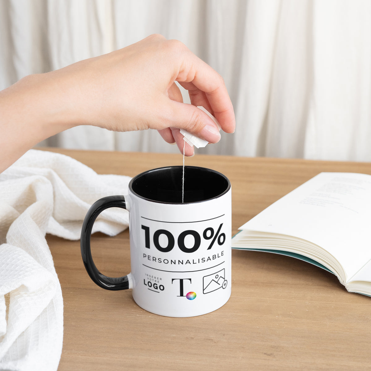 Essentiels Pro | Cadeau entreprise • Mug • Noir photo N° 3