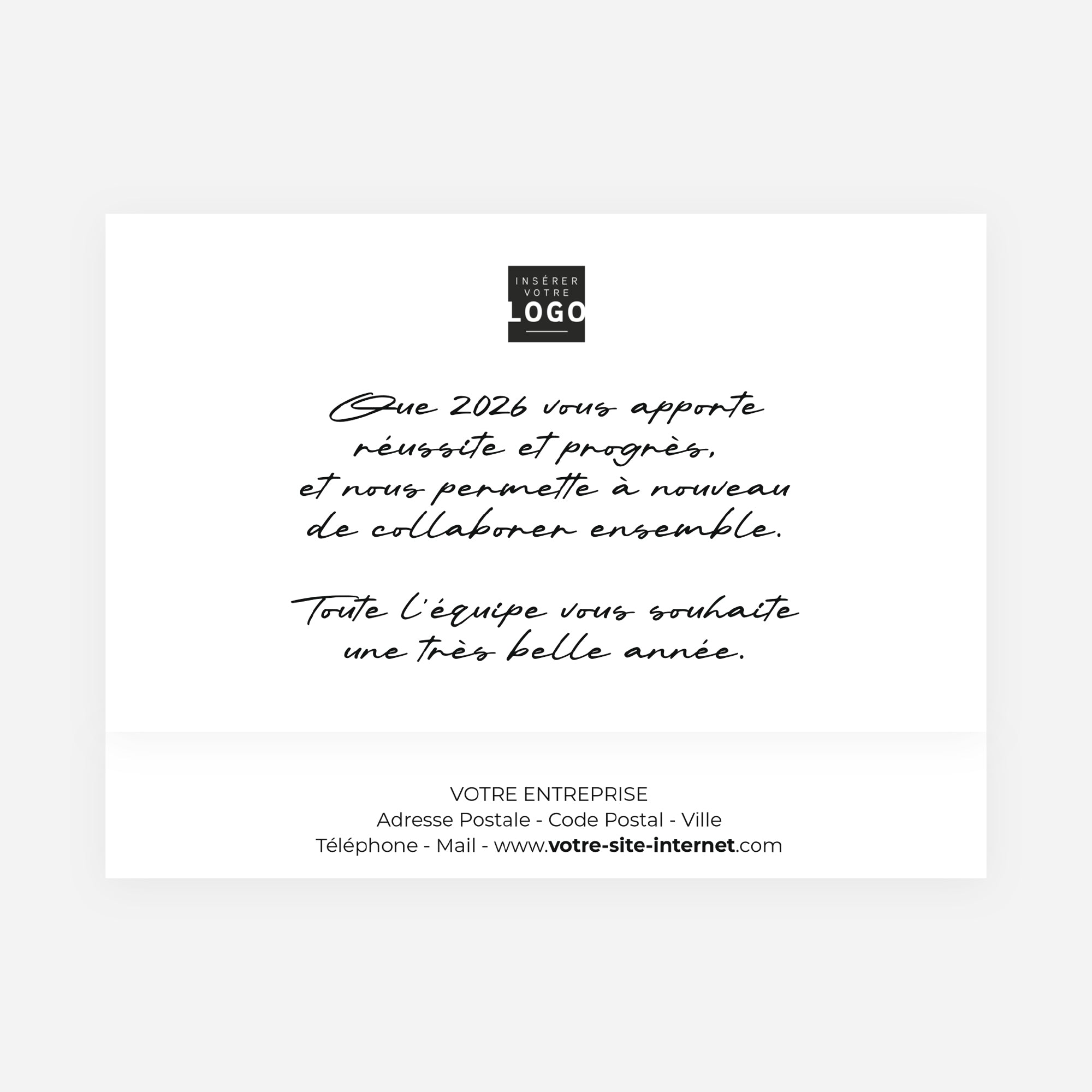 Boite chocolat personnalisée Fin d'année 6 chocolats L’Année du Sourire photo N° 4
