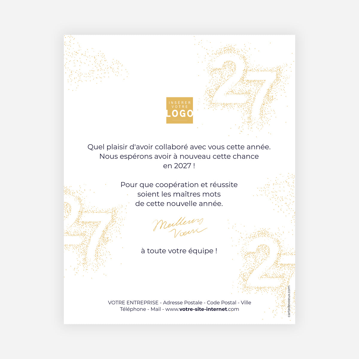 L' Avenir scintille | Vœux professionnels • Carte virtuelle • eCard Image photo N° 1
