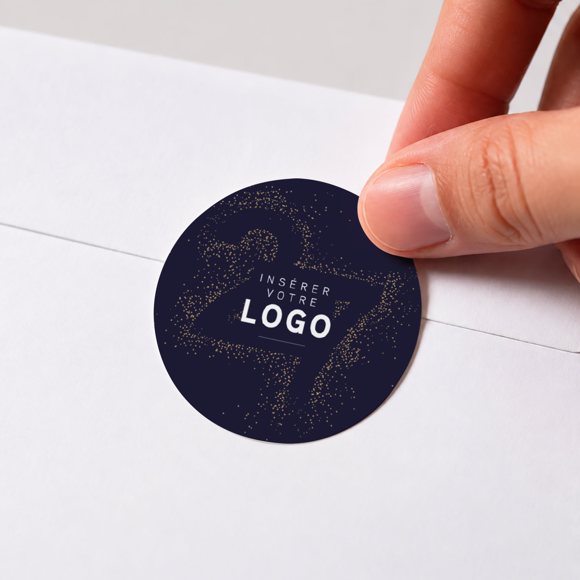 L' Avenir scintille | Vœux professionnels • Sticker • Rond photo N° 1