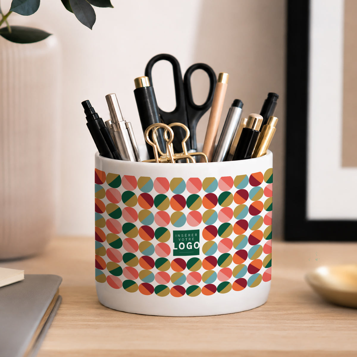 Pop dots | Cadeau entreprise • Pot à crayons • 48 cl photo N° 2
