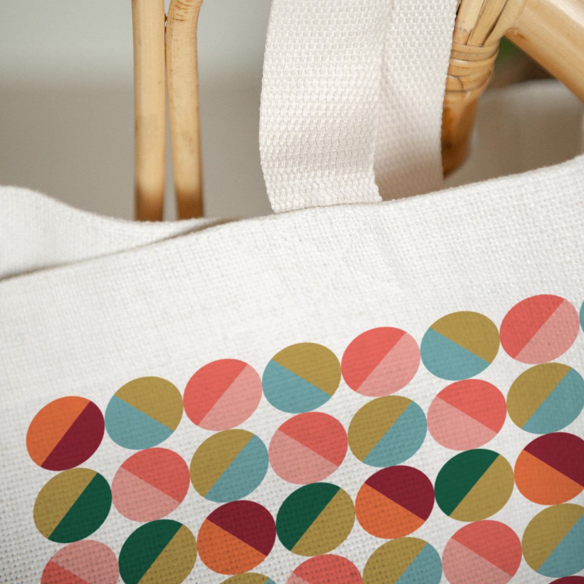Pop dots | Cadeau entreprise • Tote bag • Anse en toile photo N° 3