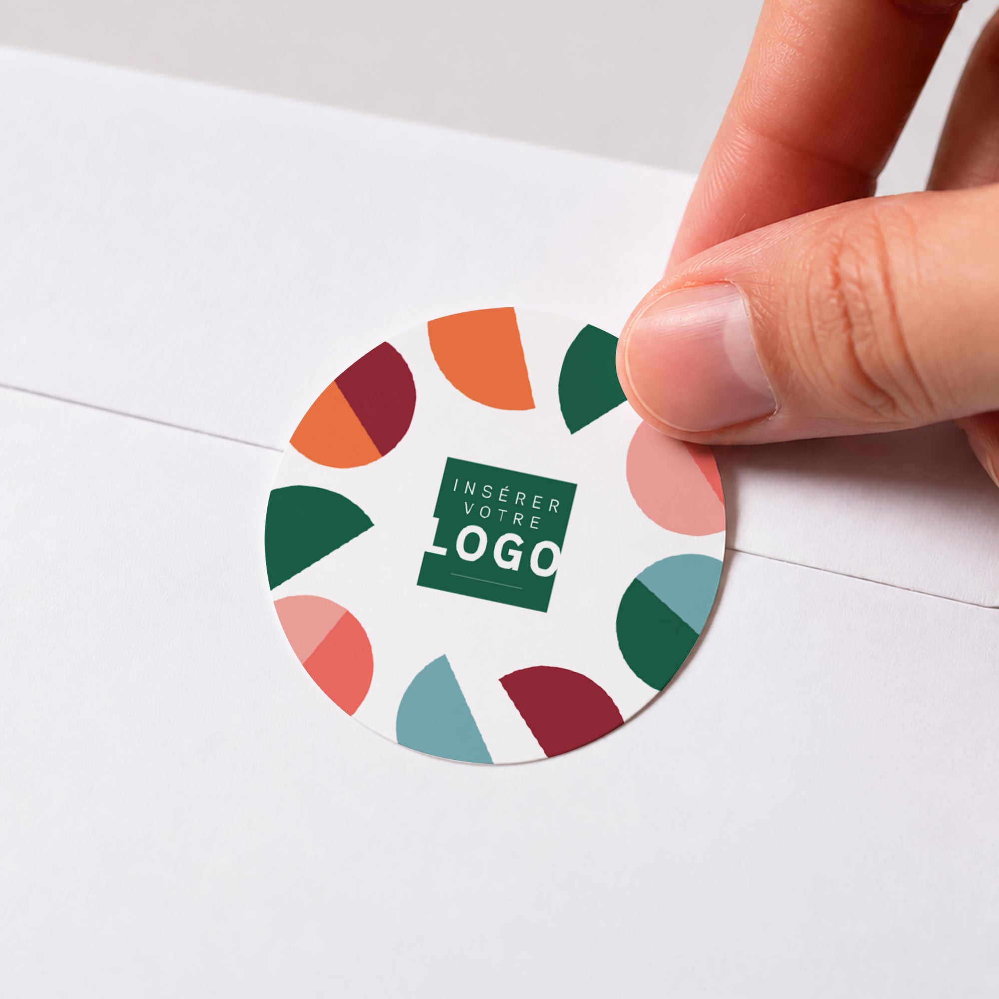 Pop dots | Vœux professionnels • Sticker • Rond photo N° 1