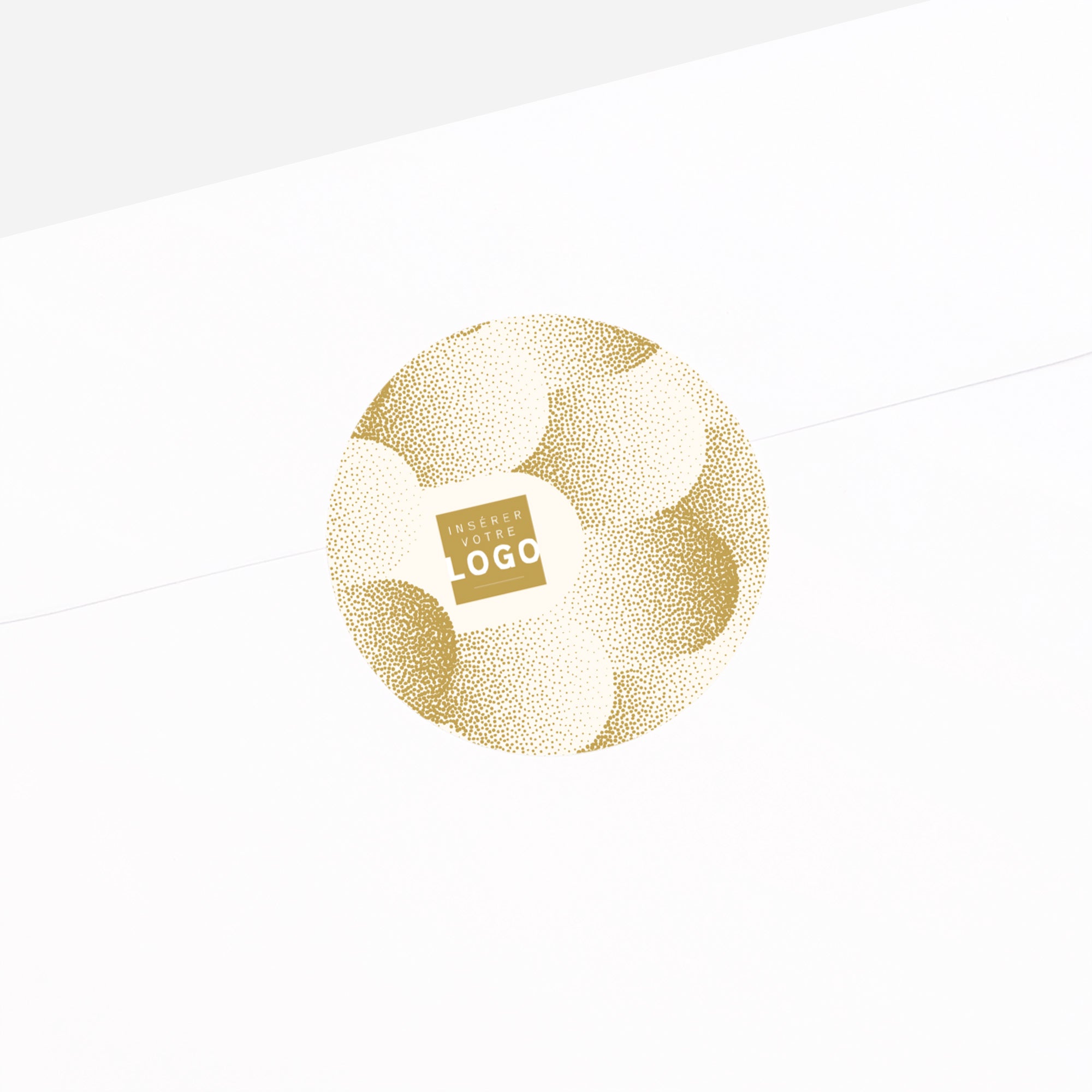 Golden Dust | Vœux professionnels • Sticker • Rond photo N° 2